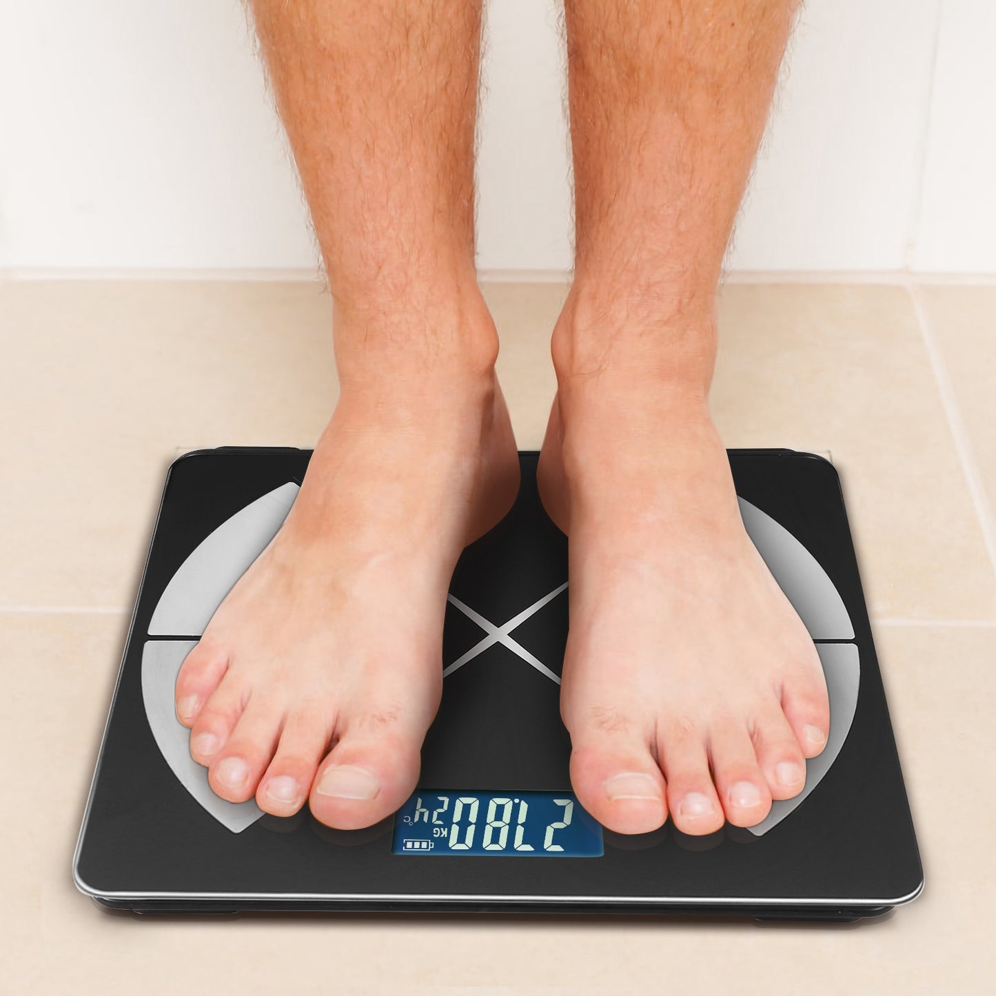 Smart Body Composition Scale Fat Monitor Digital APP Scale BMI Health Analyzer