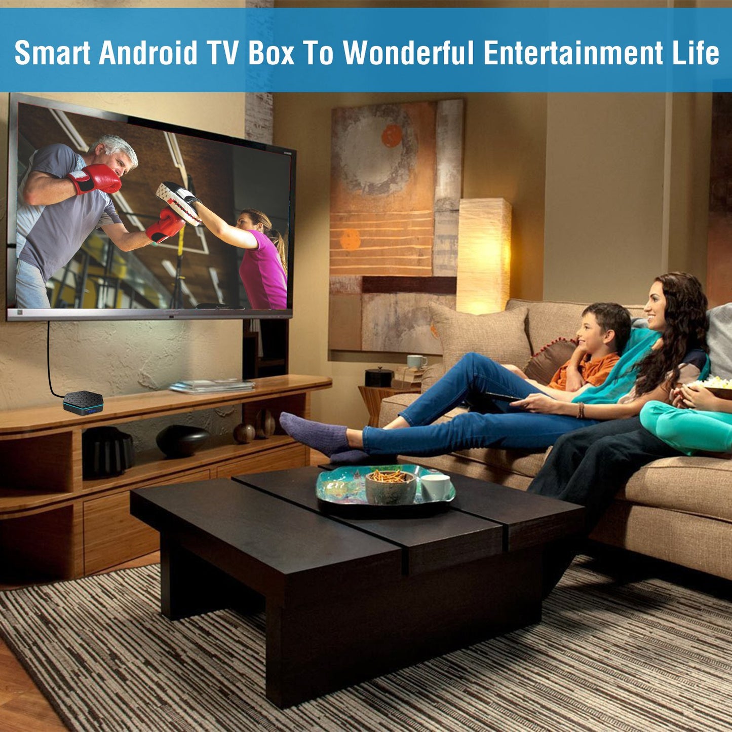 Android 7.1 TV Box Amlogic S912 Octa Core 3GB / 32GB UHD 4K Streaming Media Player