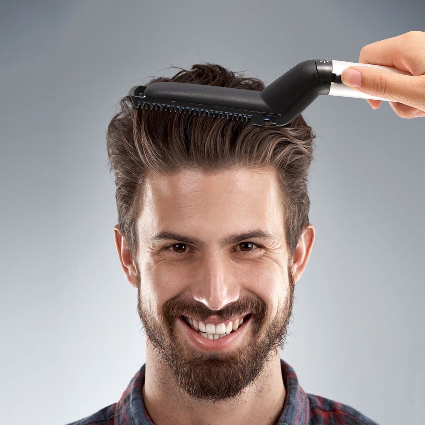 Beard Hair Straightener Quick Straightening Heat Comb for Men Electric Hair Styling Comb