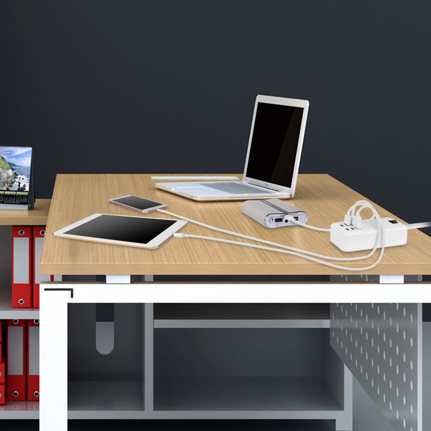 Multiport 6-USB US AC Wall Charger