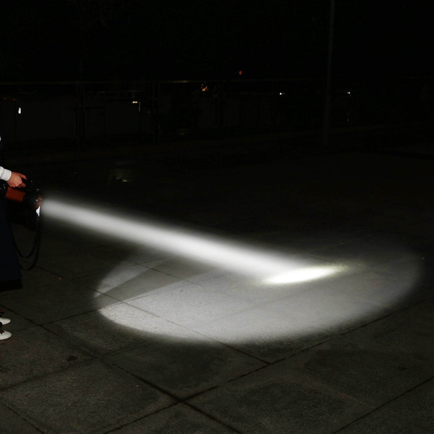 LED Search Flashlights IPX6 Waterproof Tactical Dimmable Handheld Spotlights