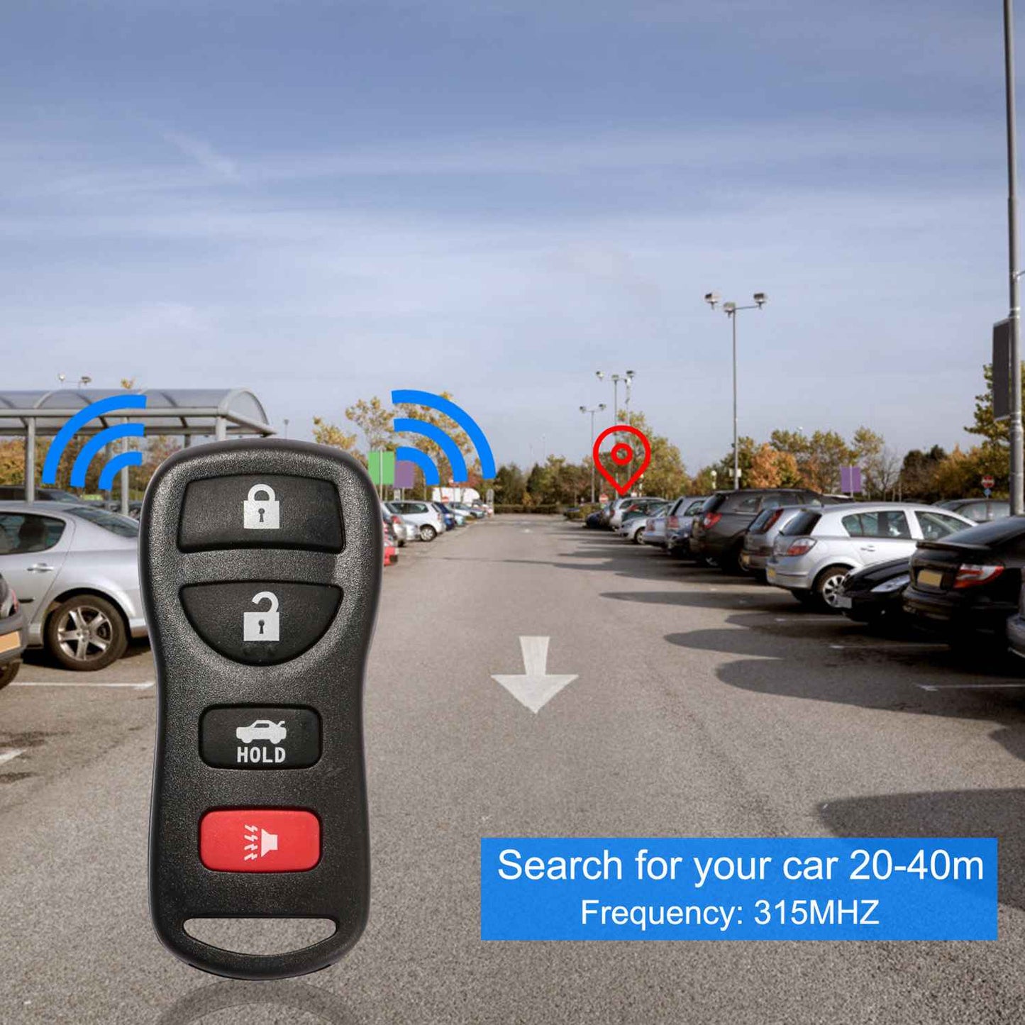 2 Keyless Entry Car Key Remote Key Fob Case Button Pad Replacement for 2002-2006 Nissan Altima KBRASTU15