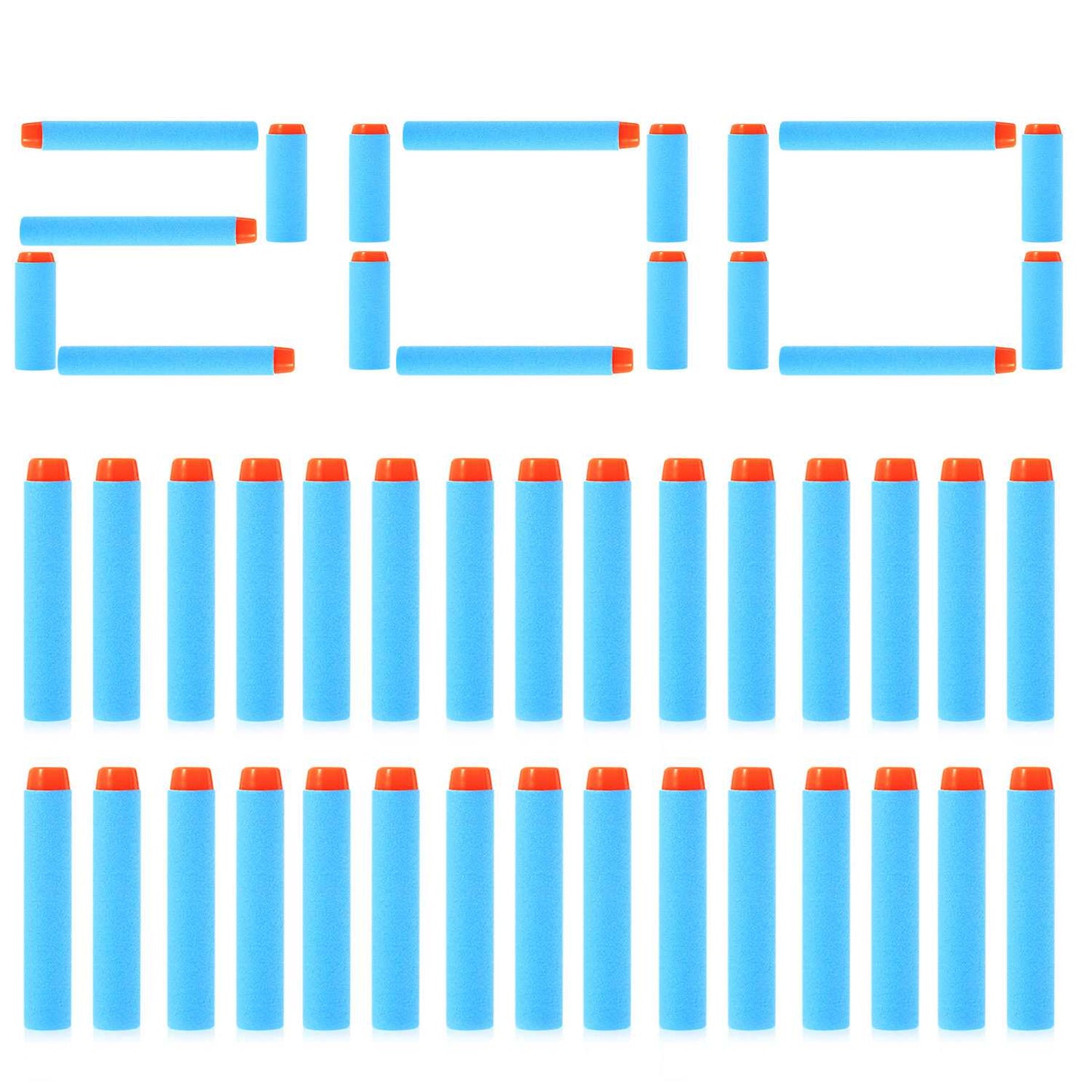 200Pcs Compatible Darts Refill Pack Darts for Nerf N-Strike Elite Series