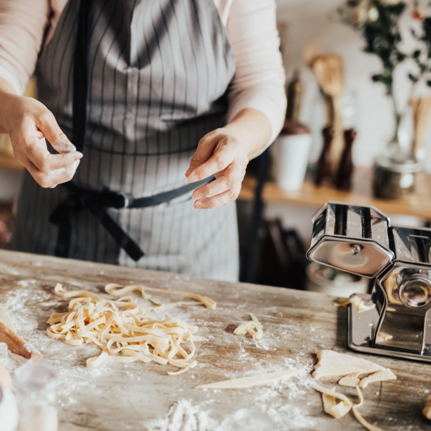 Pasta Maker Roller Machine Fettuccine Noodle Maker