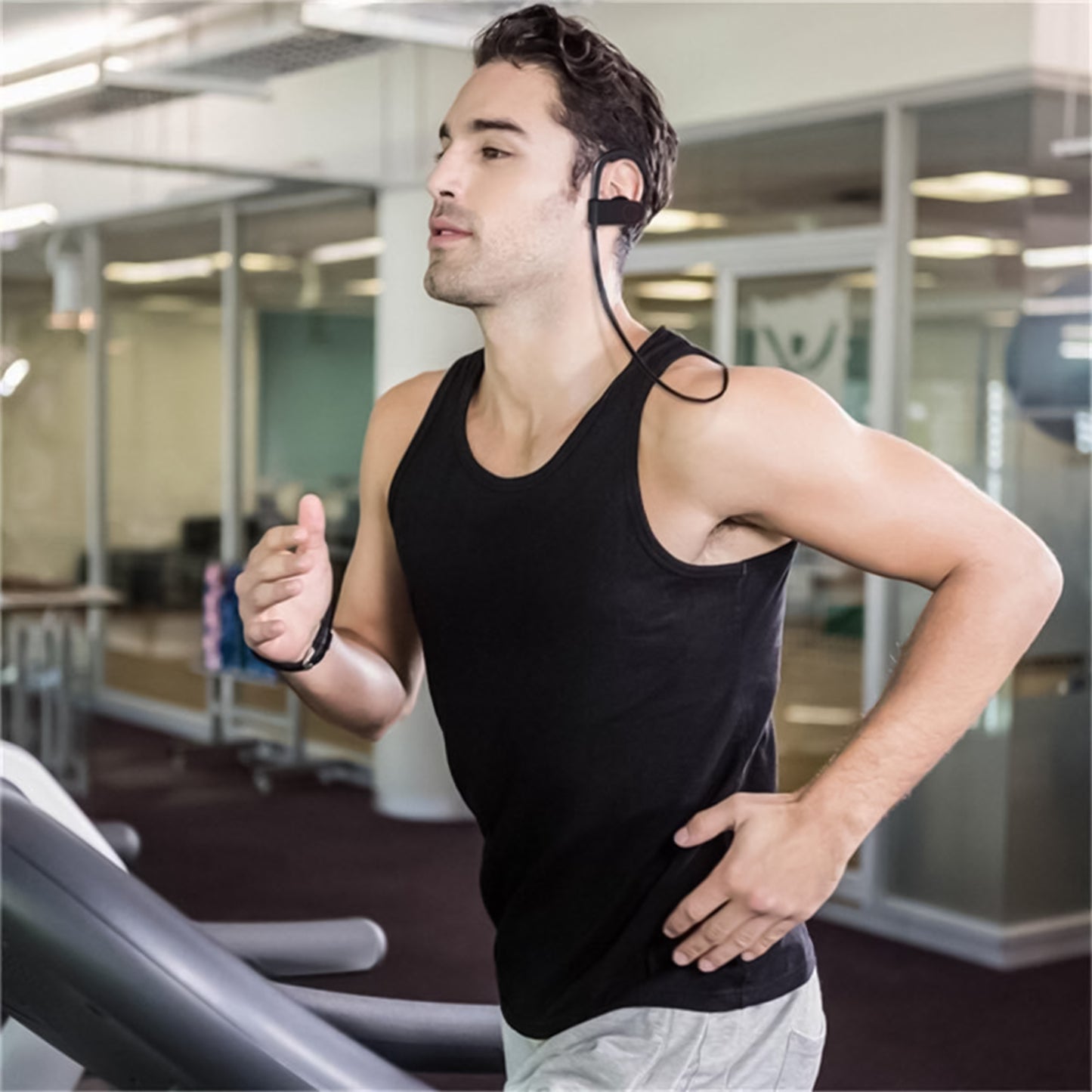 Wireless Headset IPX7 Waterproof Sport Headphones In-Ear Wireless4.1 Stereo Earphone