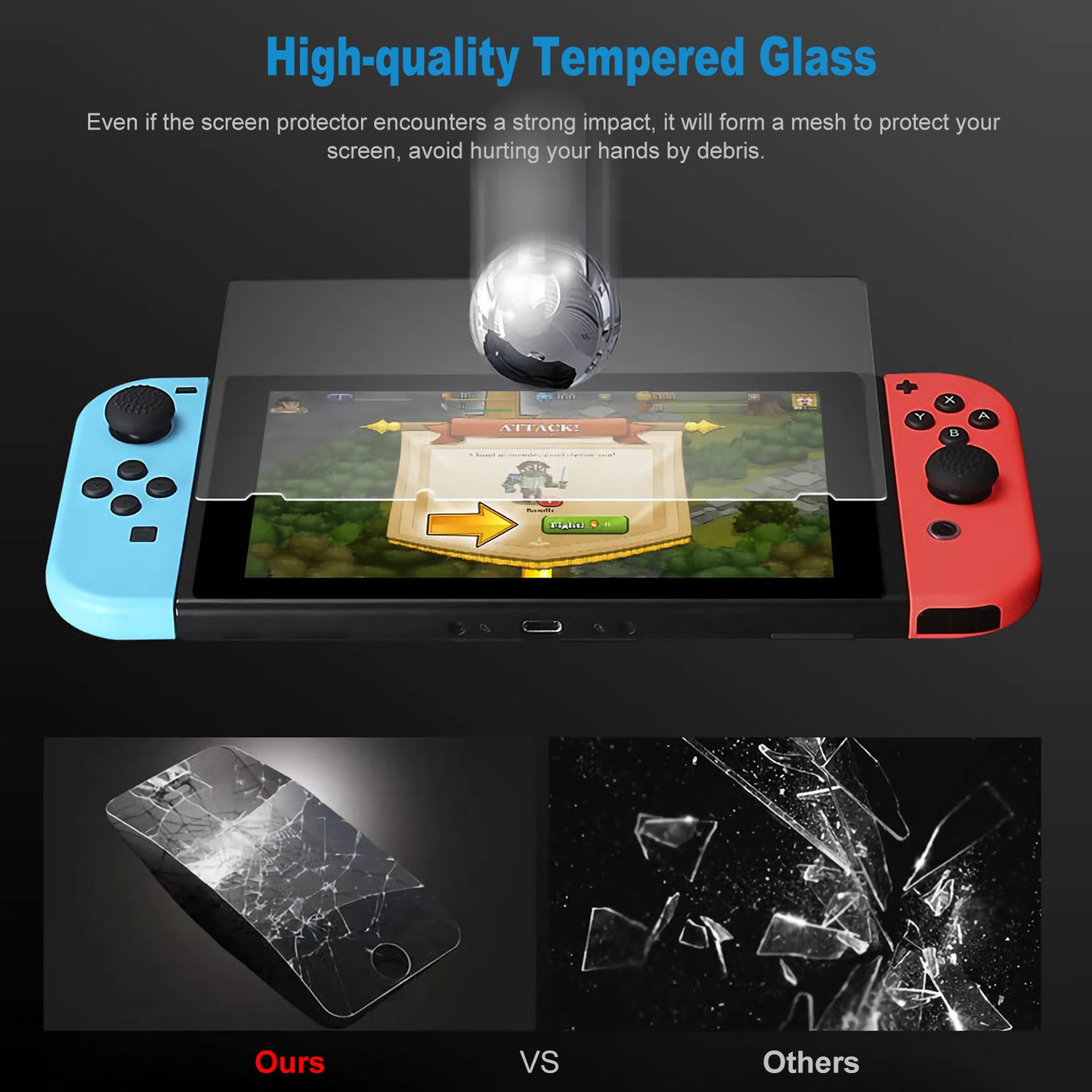 2 Pack Screen Protector Tempered Glass Screen Saver