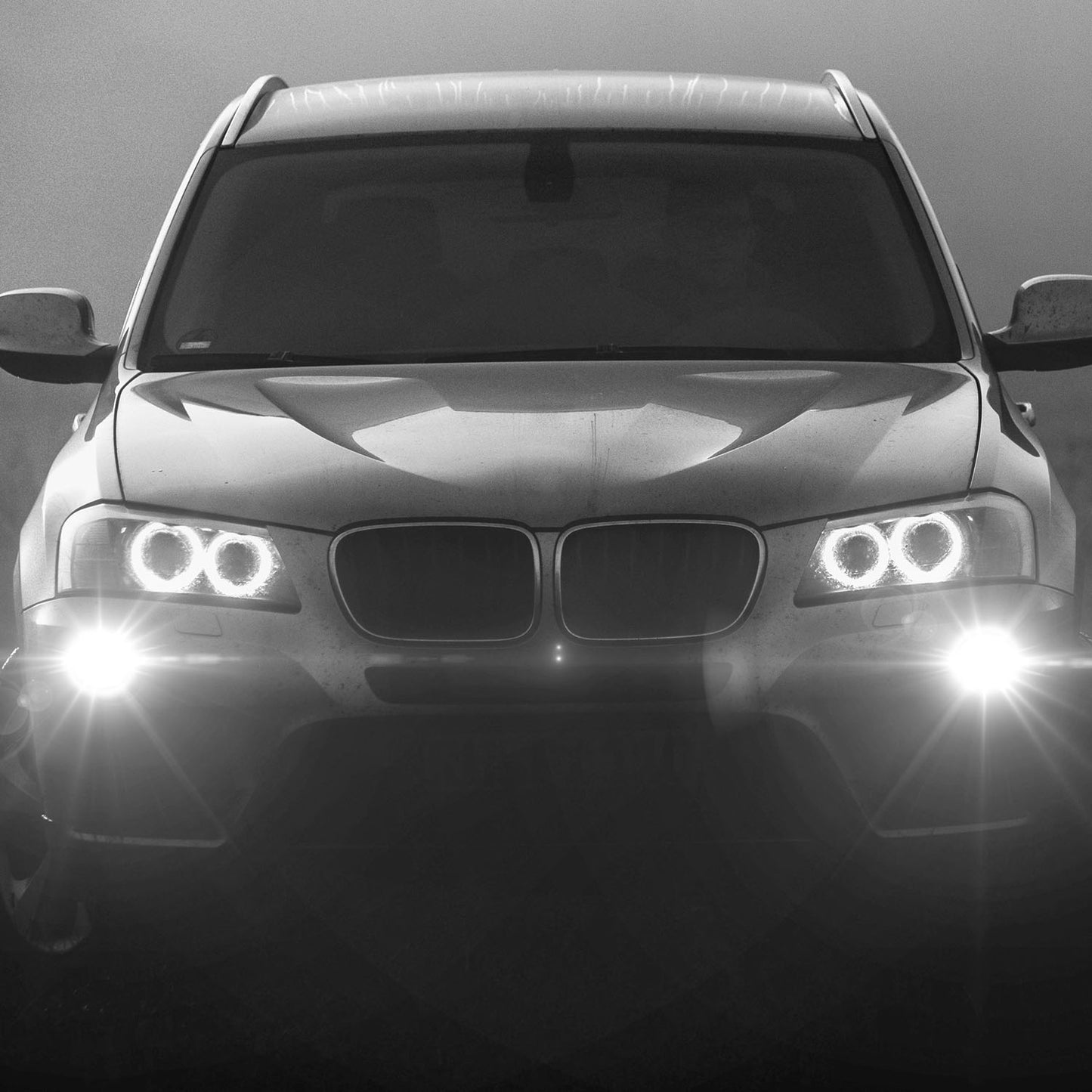 2PCS 600lm 80W H8/H9/H11 LED Fog DRL Light Bulb IP68 Waterproof 6000K White Fog Light