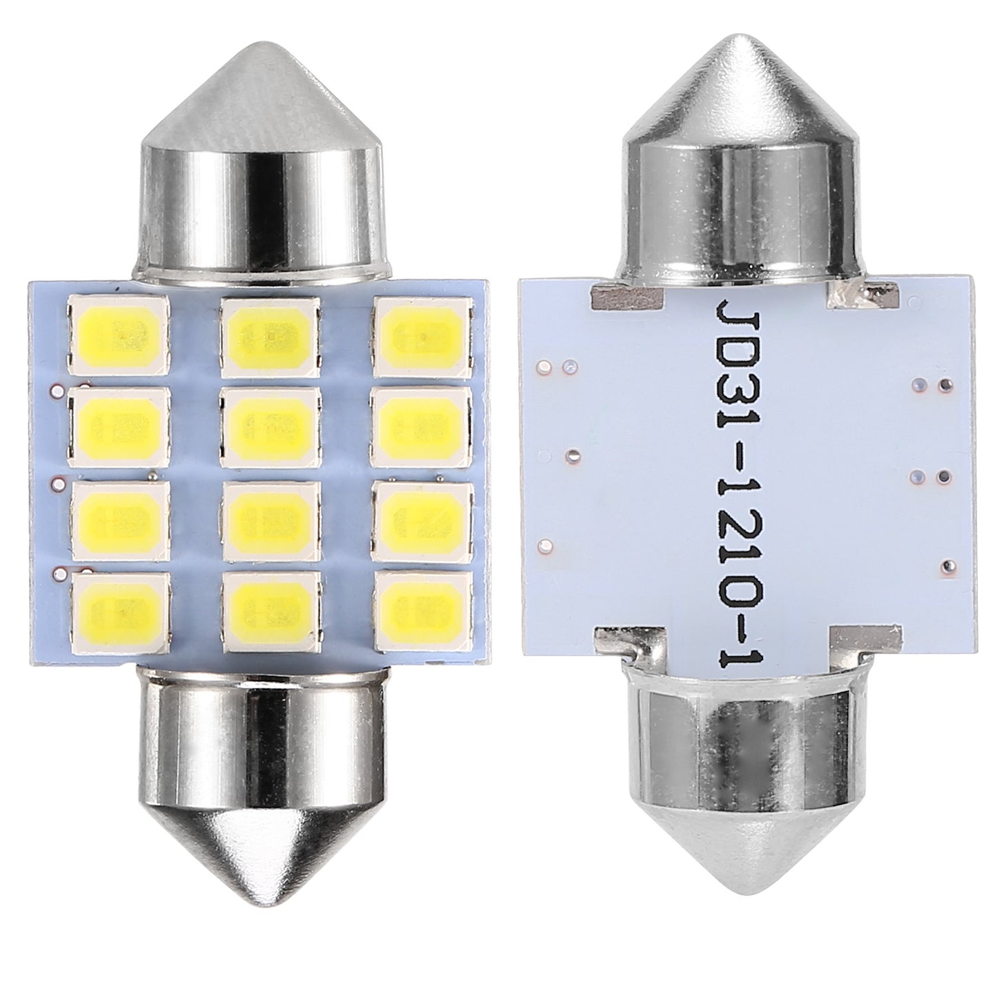 13Pcs T10 31mm Festoon LED Light Bulb Interior Dome Map LED Lights License Plate