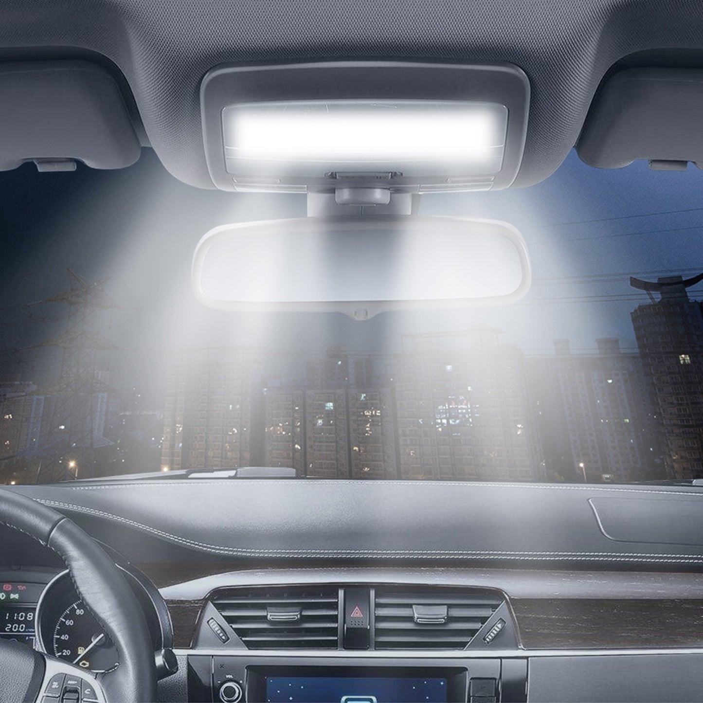 20Pcs T10 SMD5730 LED Light Bulbs 6000K Wedge Light Lamps Dome Map License Plate Car Interior Festoon Lights Kits