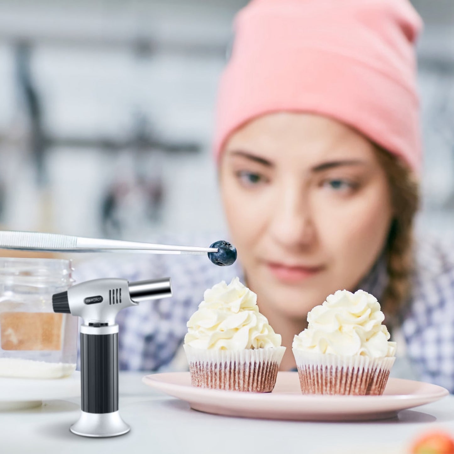 Culinary Butane Torch Chef Kitchen Cooking Blow Torch Lighter