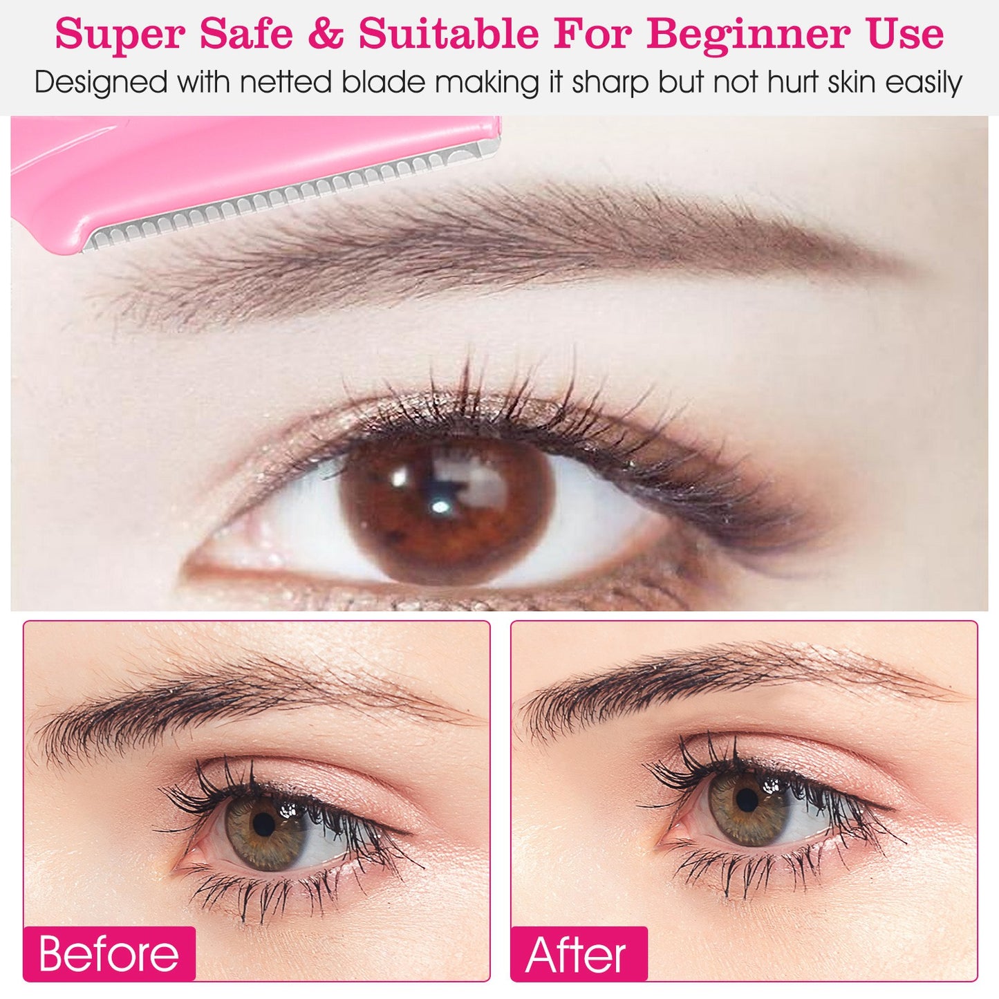 36pcs Women Eyebrow Razor Trimmer Facial Hair Remover