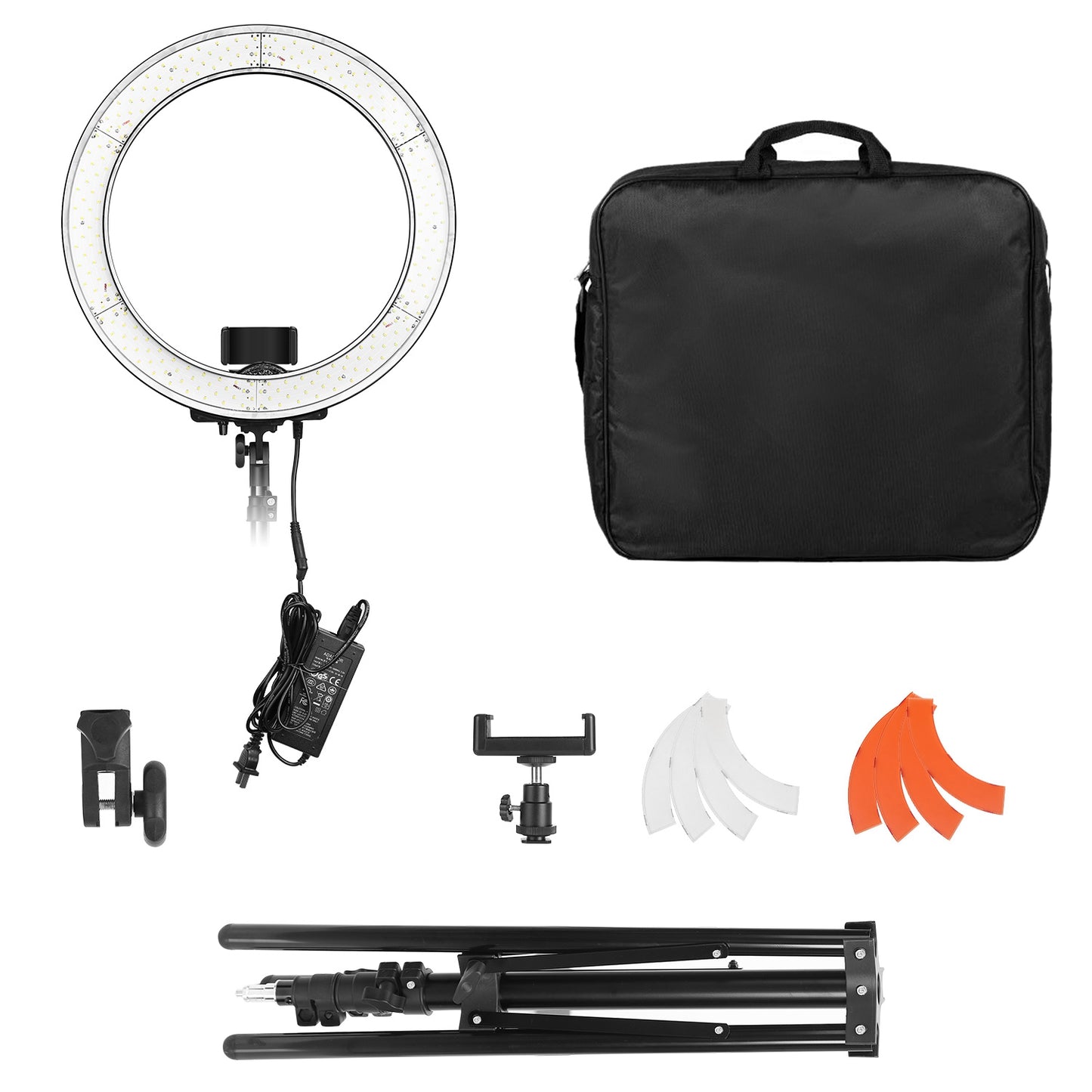 18" LED Ring Light 55W 3200K-5600K Dimmable Selfie Ring Light