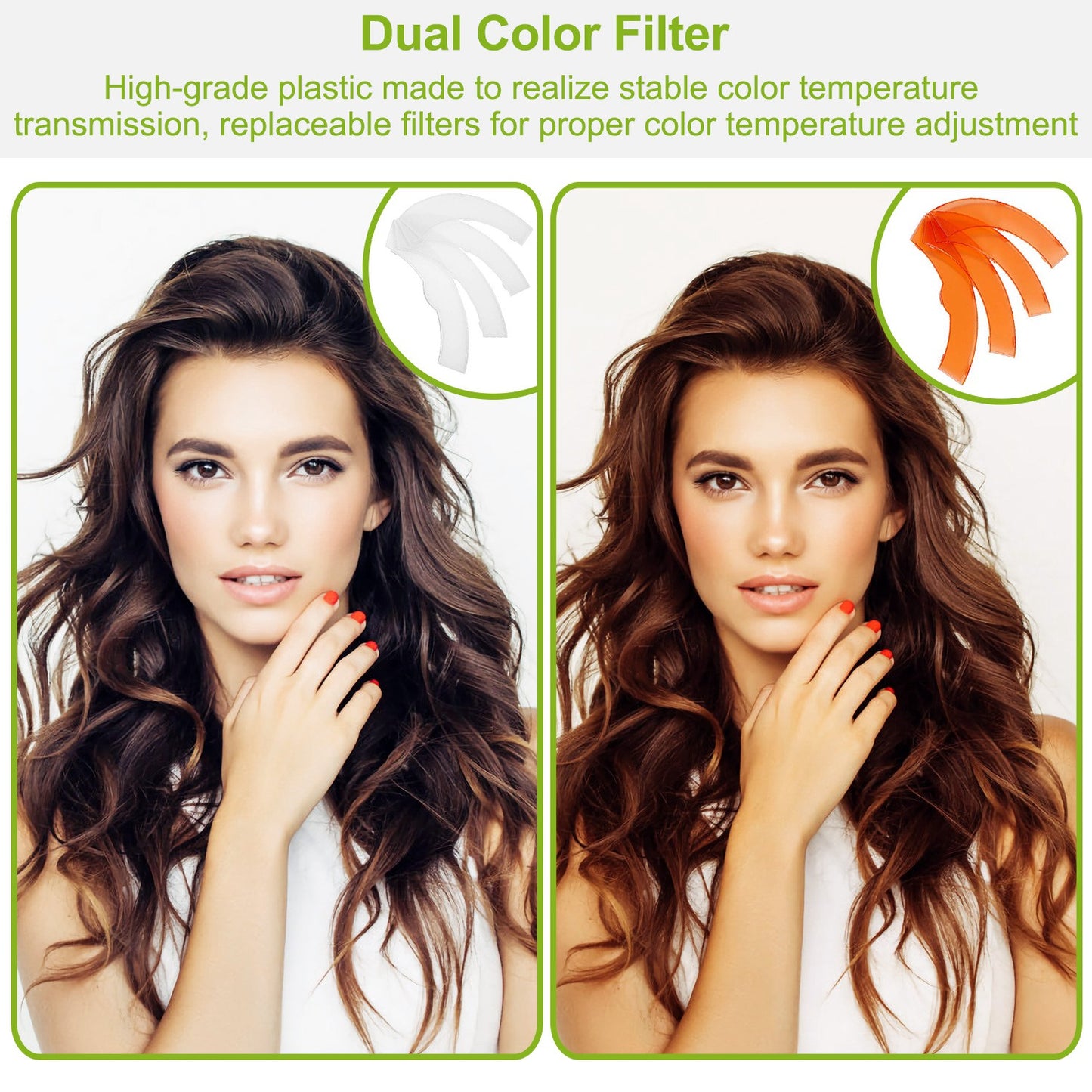 18" LED Ring Light 55W 3200K-5600K Dimmable Selfie Ring Light