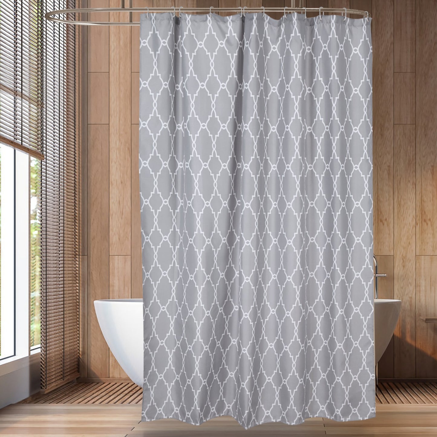 Shower Curtain Waterproof 70x70 Inches Bathroom Shower Drape Liner