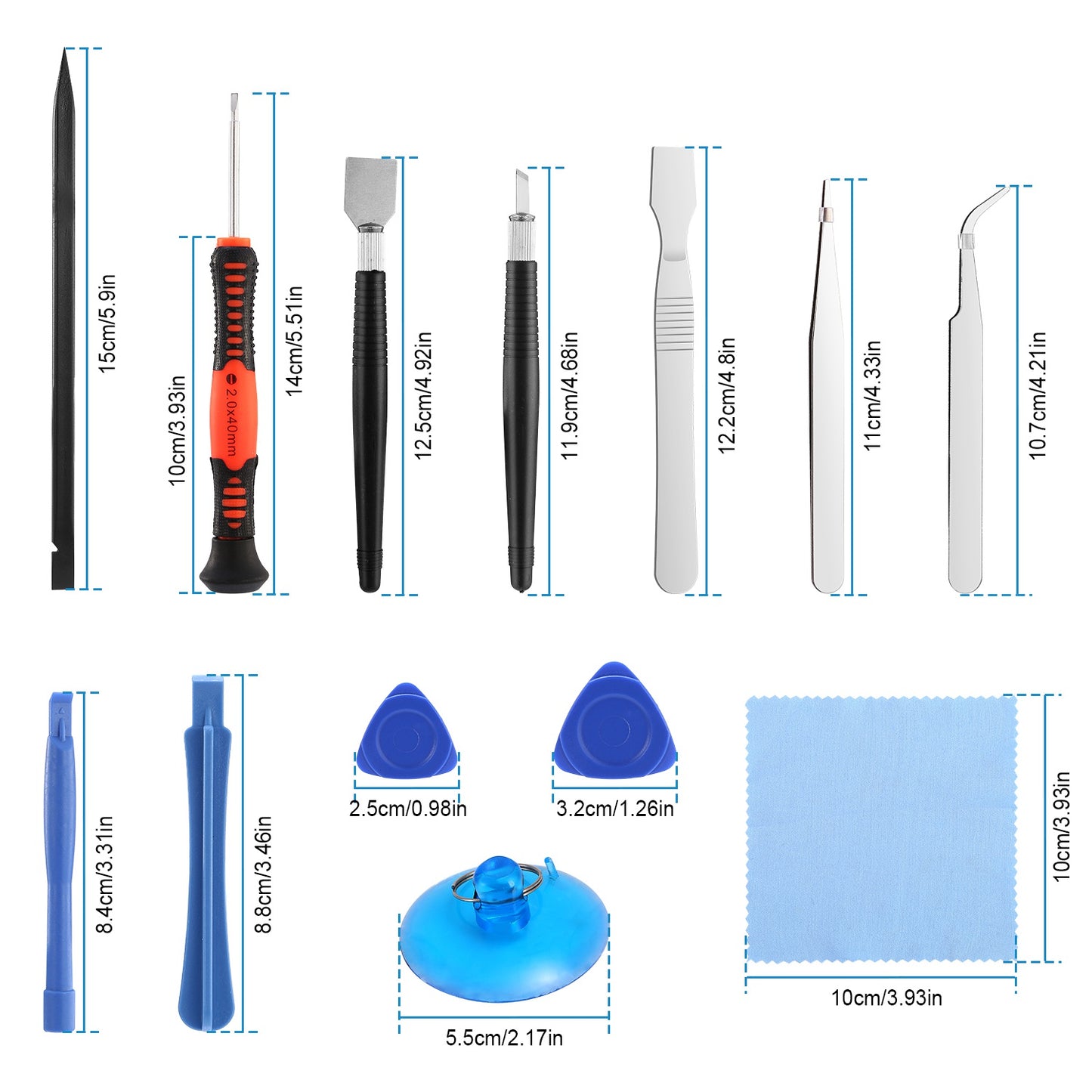 20Pcs Pro Opening Pry Tools Repair Kit for iPhone 6s Plus