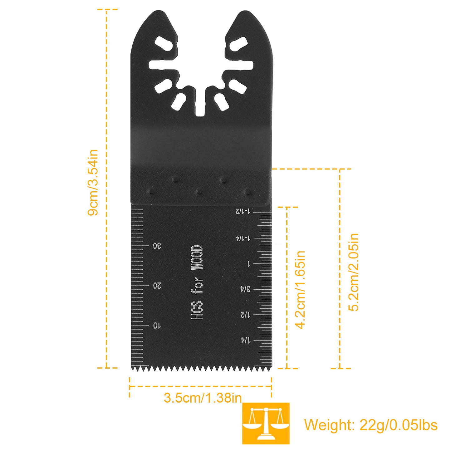 20 Saw Blade Metal Oscillating Multitool Cutter