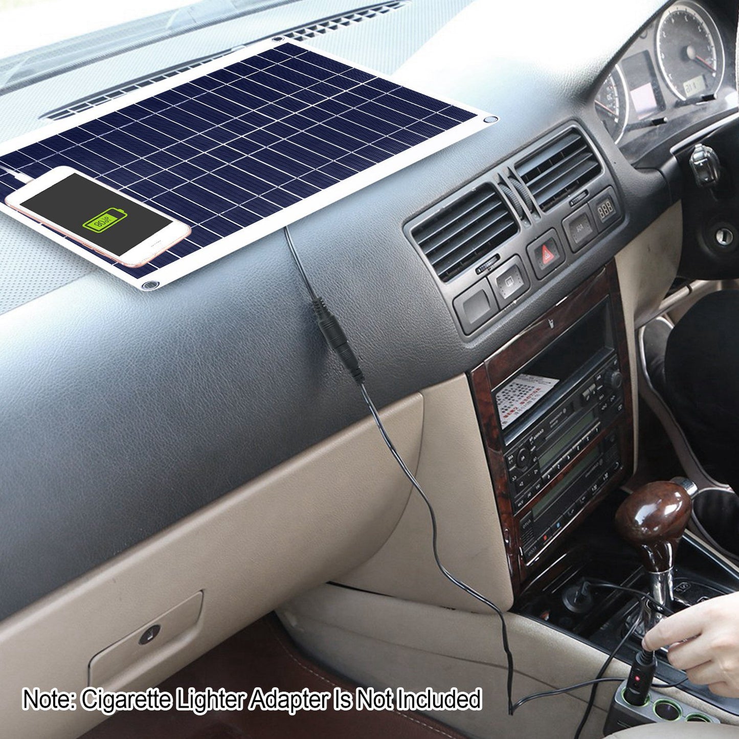 Outdoor Solar Panel 12V 25W Car Battery Charger IP68 Waterproof