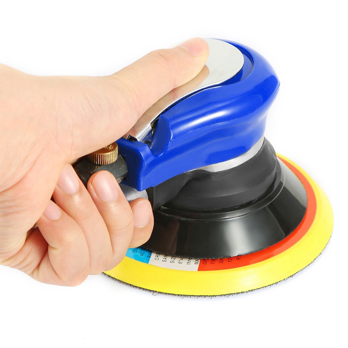 6" Air Random Orbital Sander Pneumatic Palm Sander 10000RPM