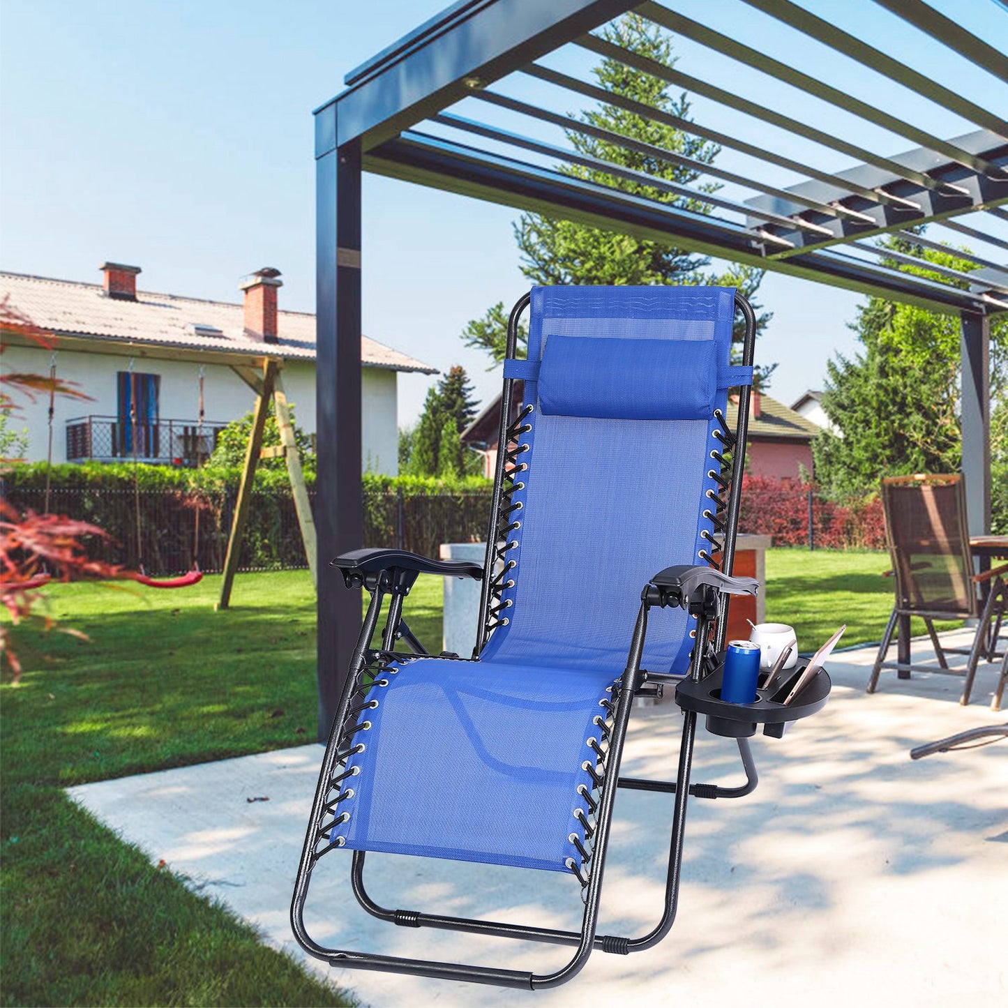 Zero Gravity Chair Cup Holder Clip On Side Tray