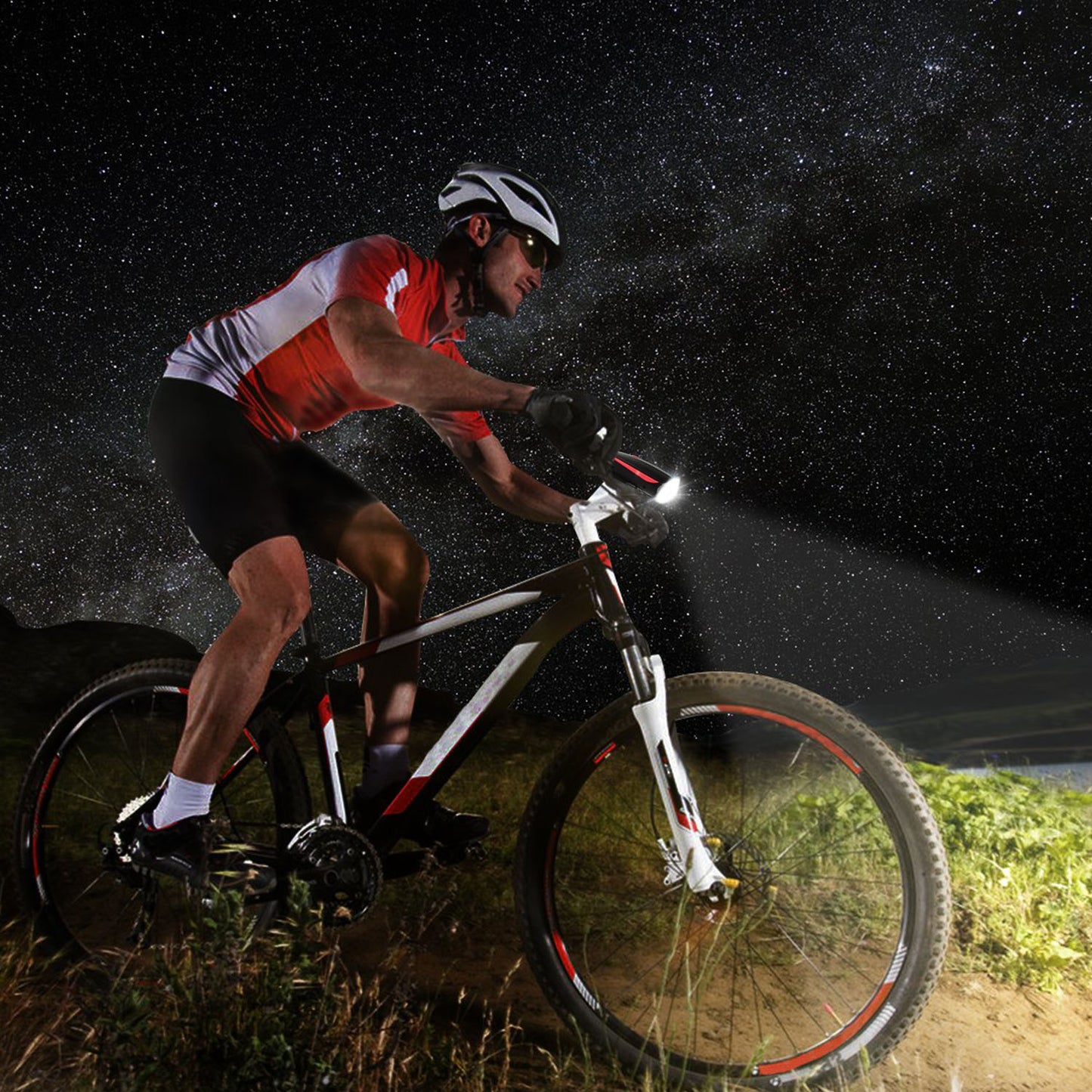 10000lm Bike Headlight USB Rechargeable LED Bicycle Front Light