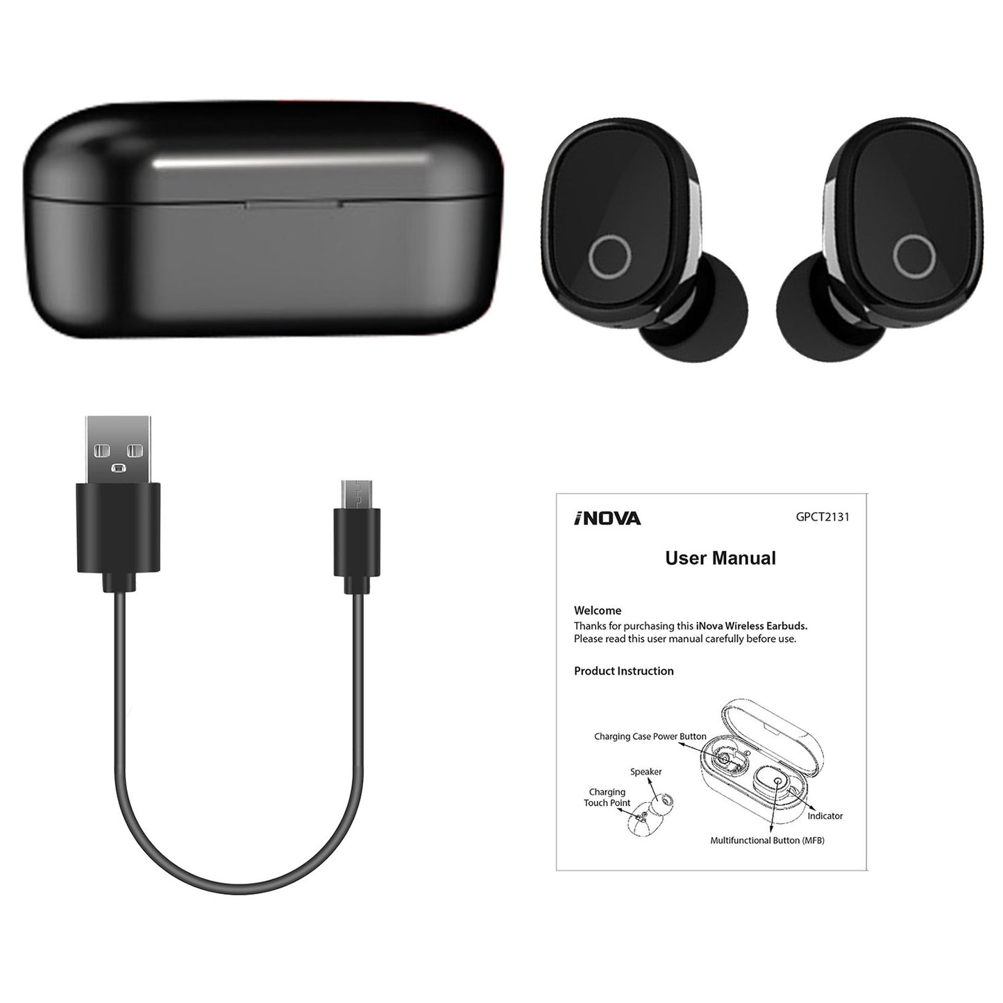 TWS Wireless 5.0 Earbuds In-Ear Stereo Headset
