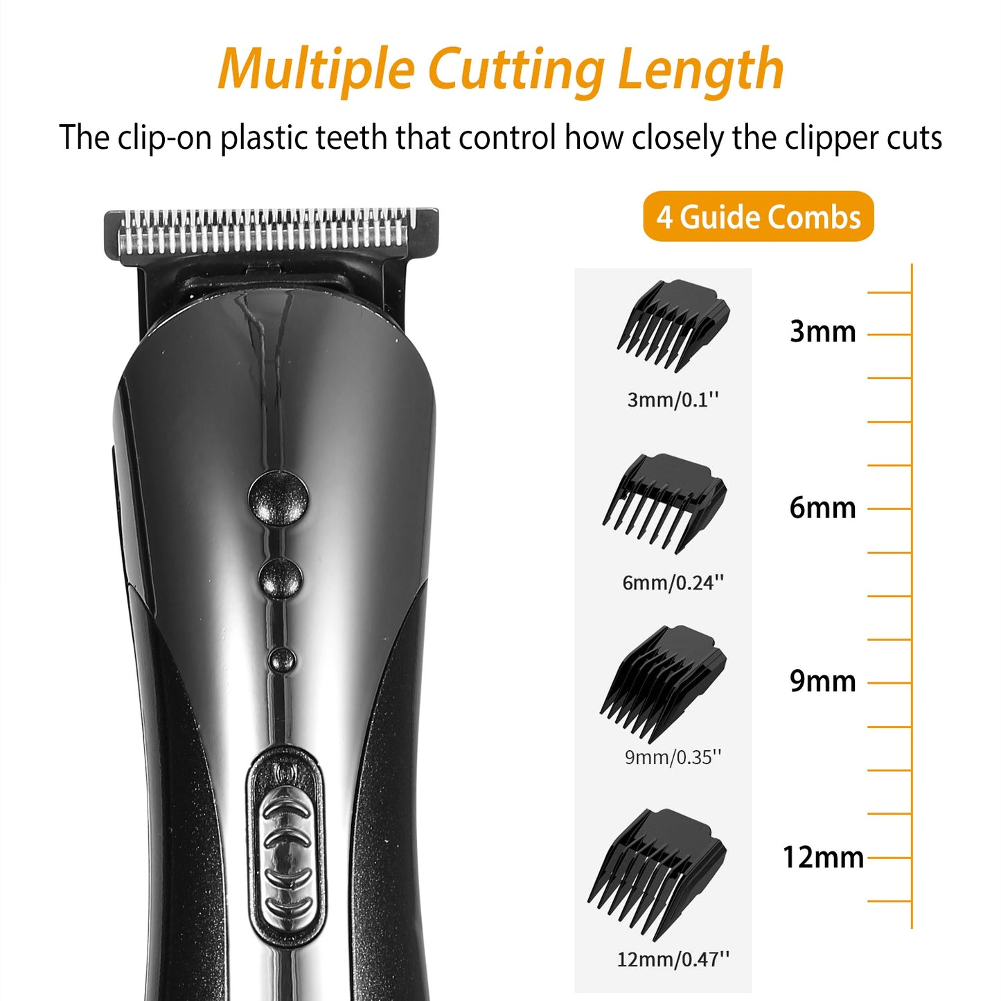 Men Electric Hair Clipper Trimmer Rechargeable Beard Shaver