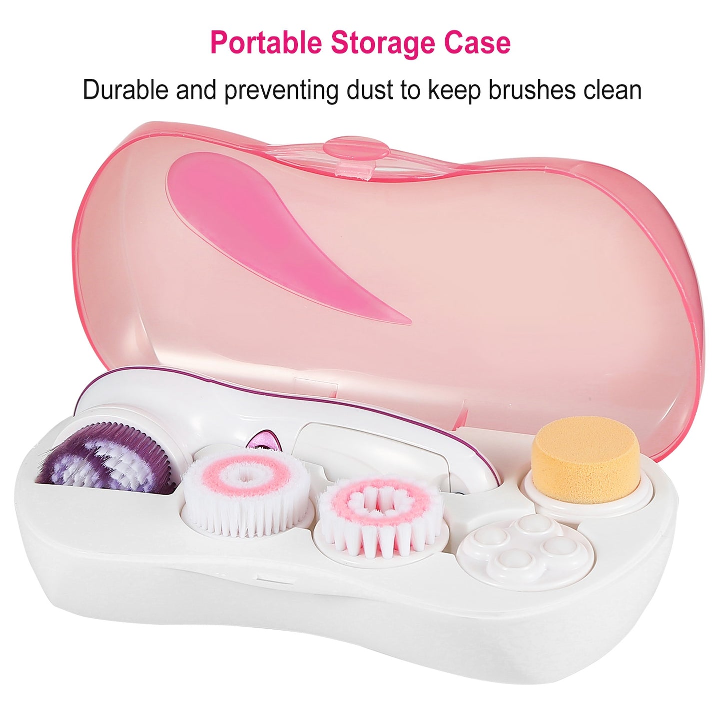 Multi - functional Electric Cleansing 5 in 1 Face Waterproof Spin Brush