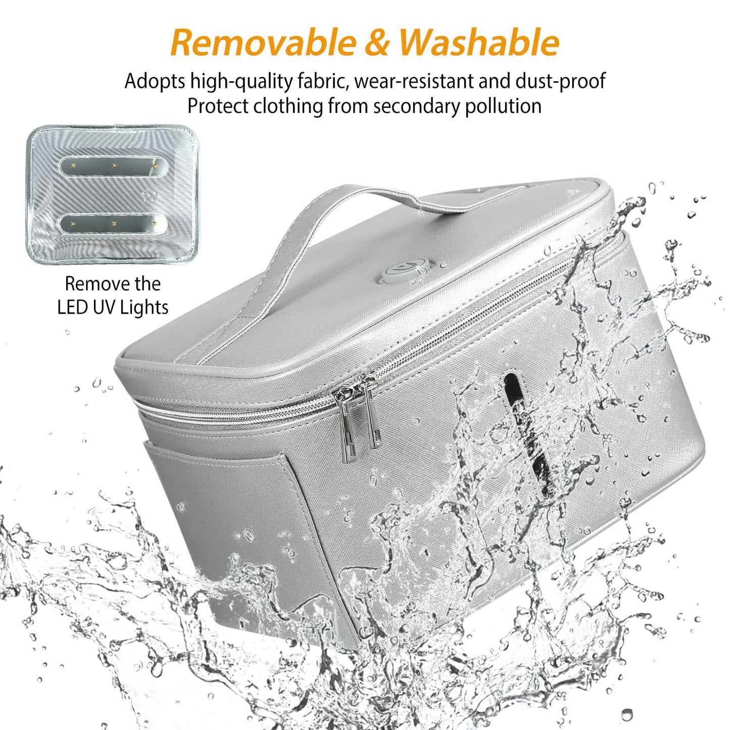 iMounTEK UV Disinfection Bag, Portable LED UV Sanitizer Box