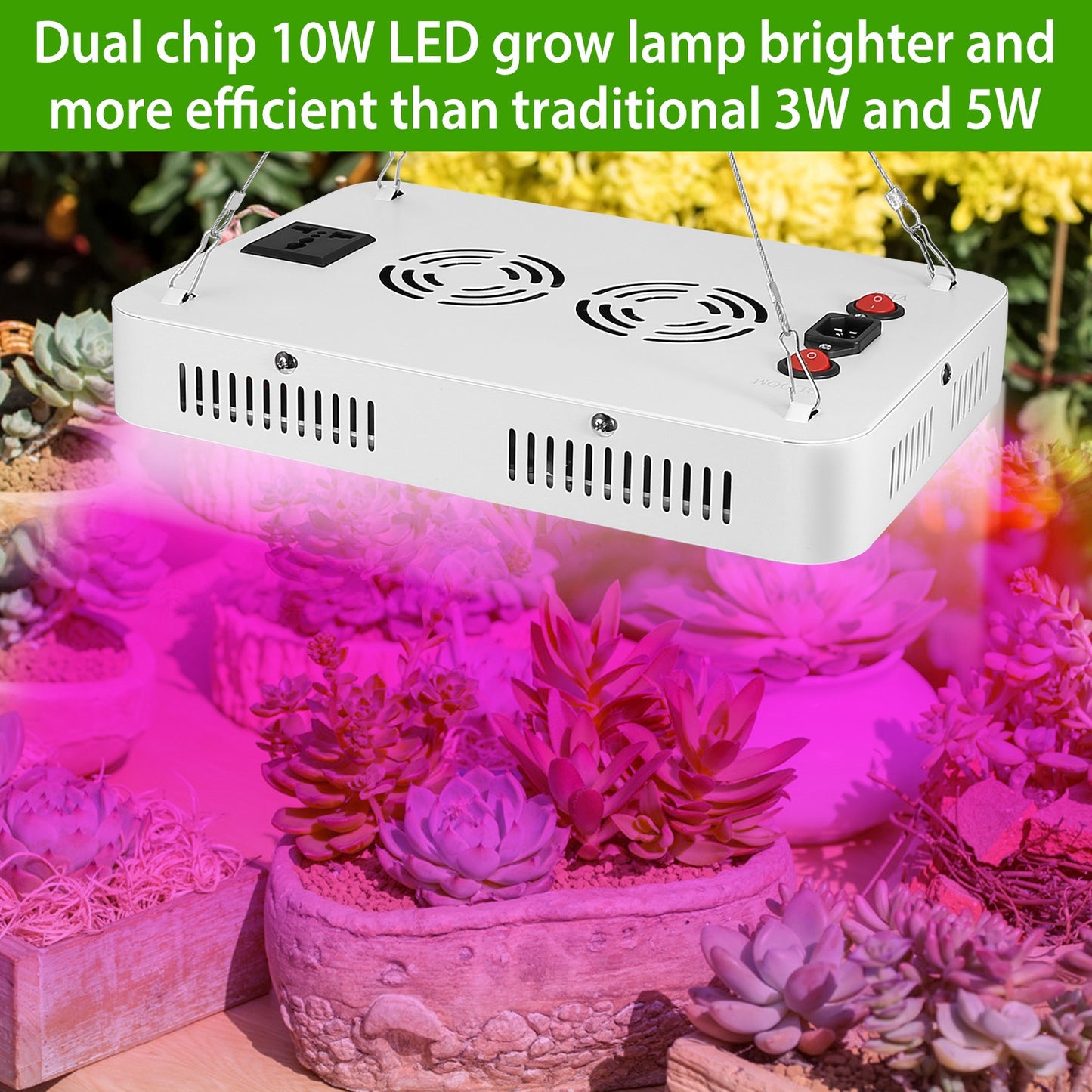 LED Grow Light 1000W 380-800nm Plant Grow Light