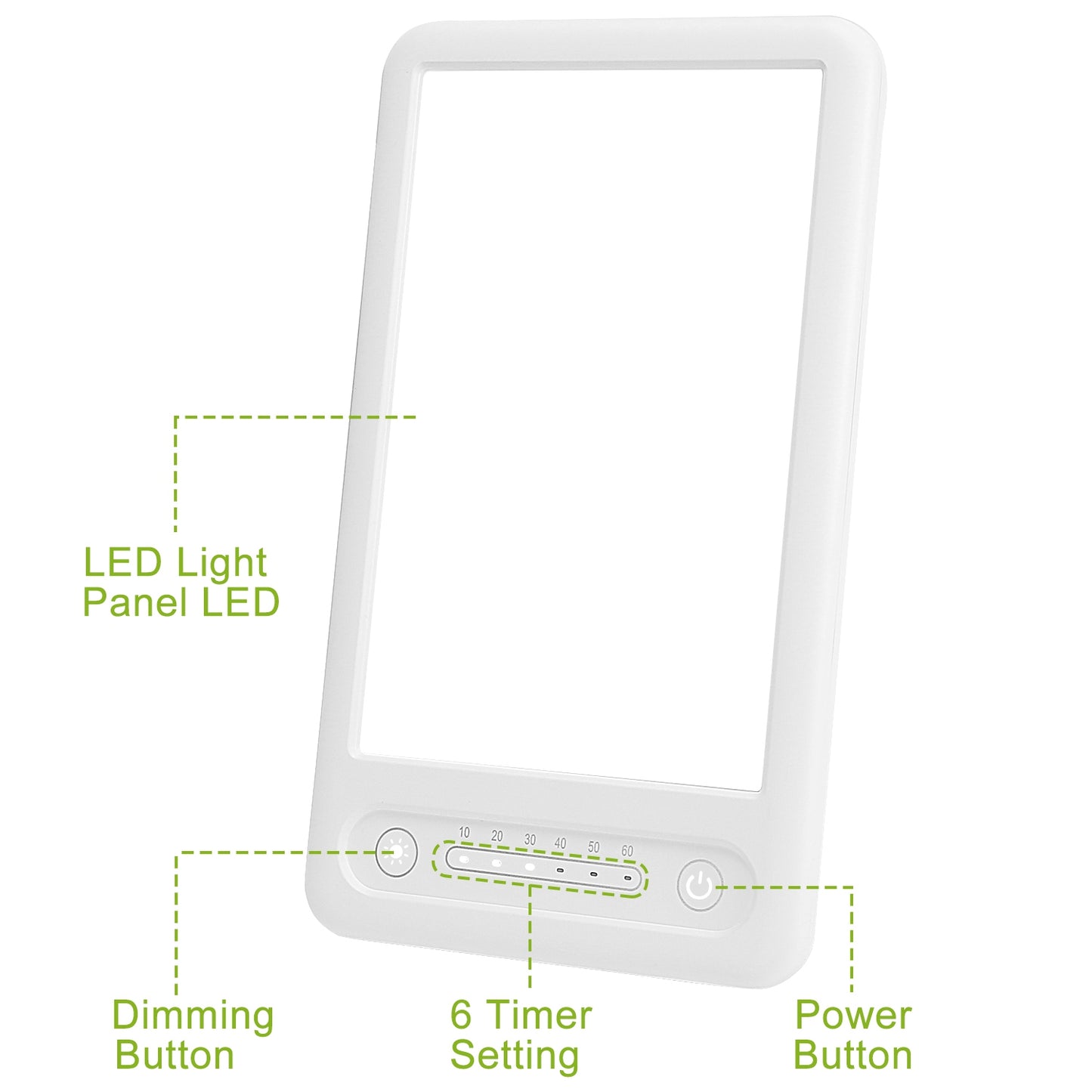 Light Therapy Lamp UV-Free LED 10000 Lux Therapy Light