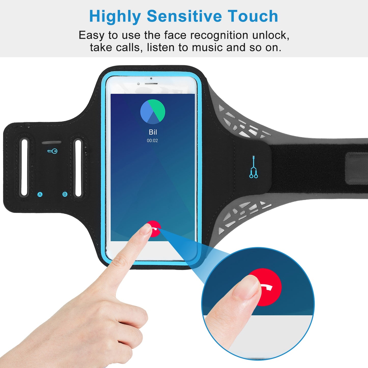 Phone Armband Case Sweat-resistant Armband Phone Holder