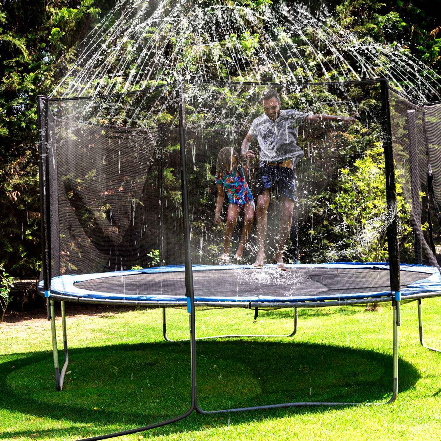 Kids Trampoline Sprinkler Outdoor Water Park Sprinkler