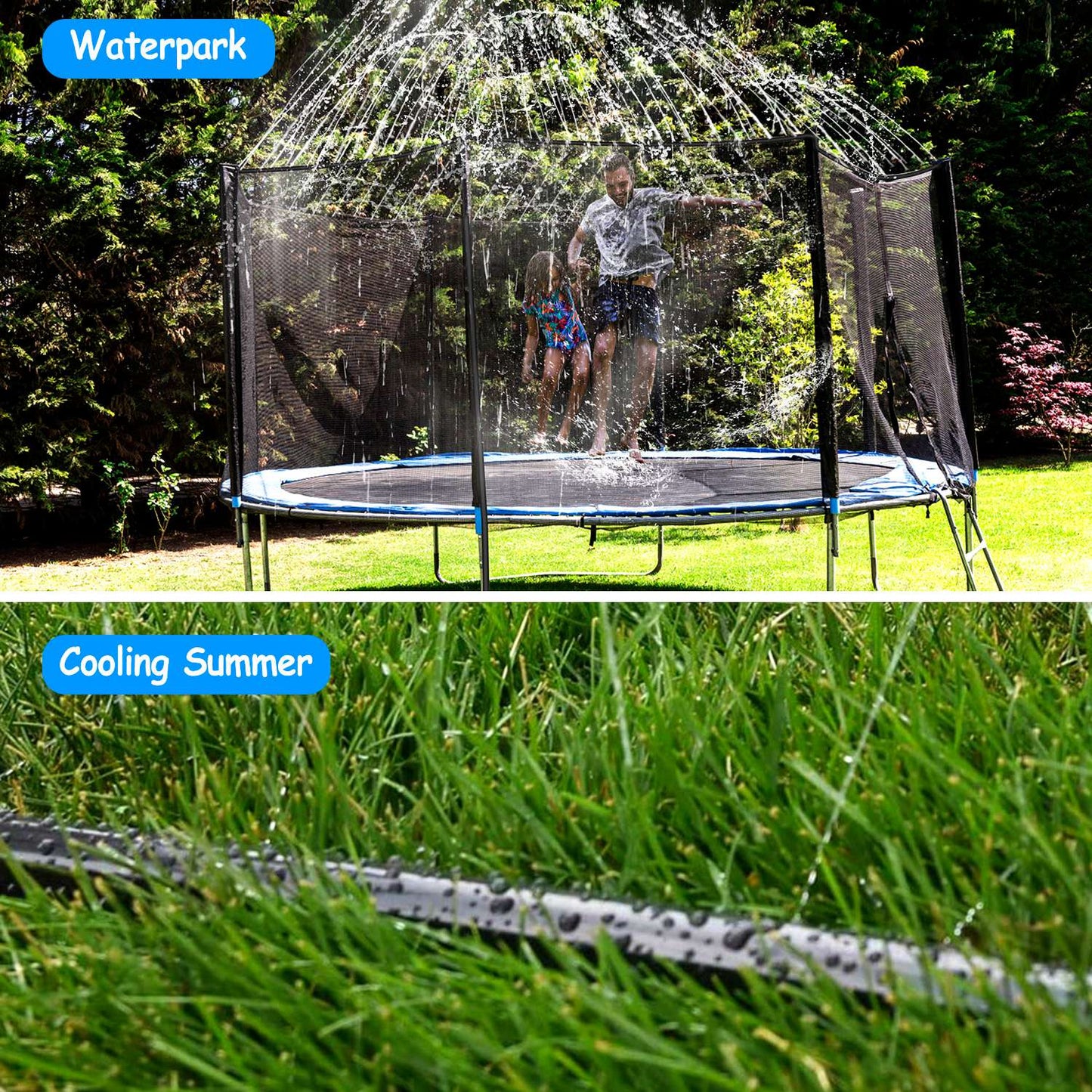 Kids Trampoline Sprinkler Outdoor Water Park Sprinkler