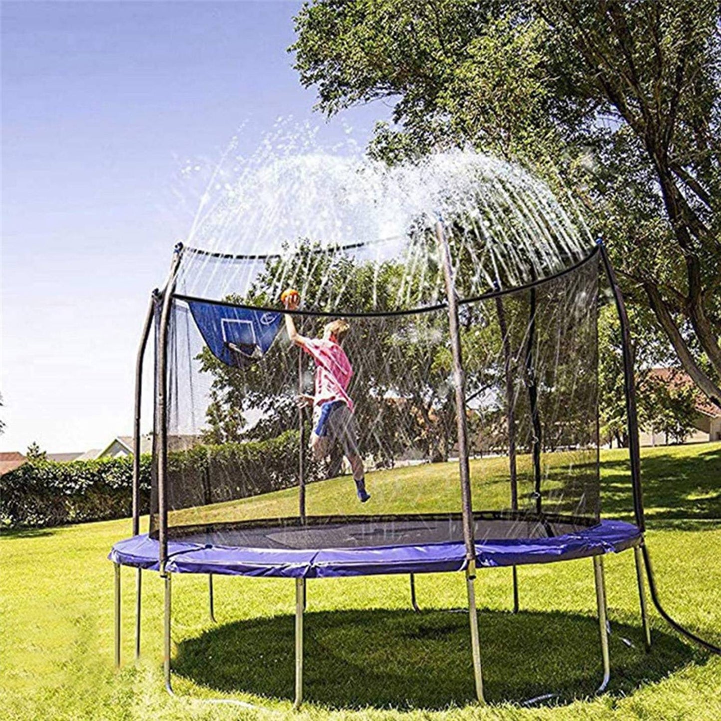 Kids Trampoline Sprinkler Outdoor Water Park Sprinkler