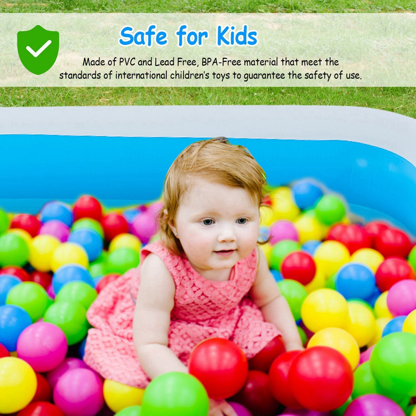 120*72*24inch Inflatable Swimming Pools Family Swim Play Center Pool