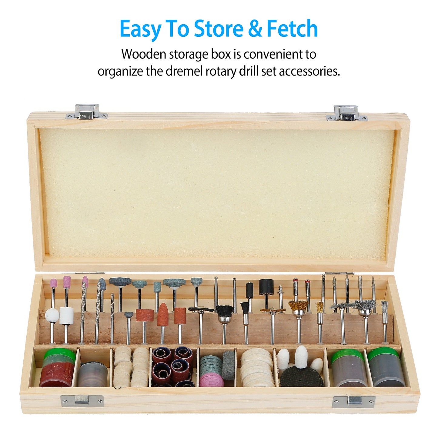 228Pcs Rotary Accessory Tool Kit For Dremel For Grinding Polishing Cutting Drilling Shank Craft Bits