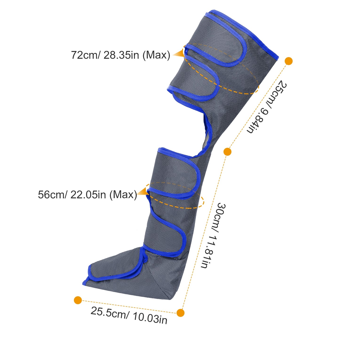 Leg Massager Air Compression Calf Feet Thigh Foot Massage Wraps Muscle Pain Relief Blood Circulation