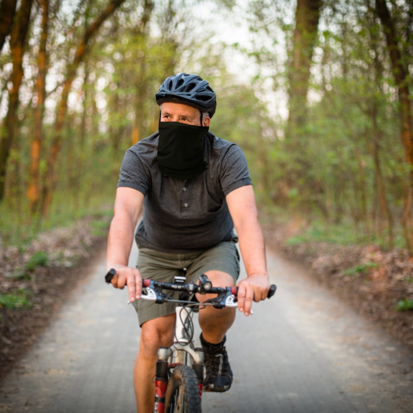 6Pcs Summer Neck Gaiter UV Sunscreen Protection Face Mask Scarf Breathable Cooling Shield Coverings For Cycling Hiking Fishing Running Motor