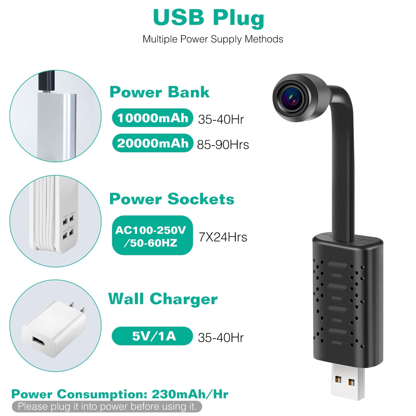 1080P HD Mini USB IP Camera Motion Detection Loop Recording WiFi Camcorder Audio Record Surveillance Cam APP Remote Control