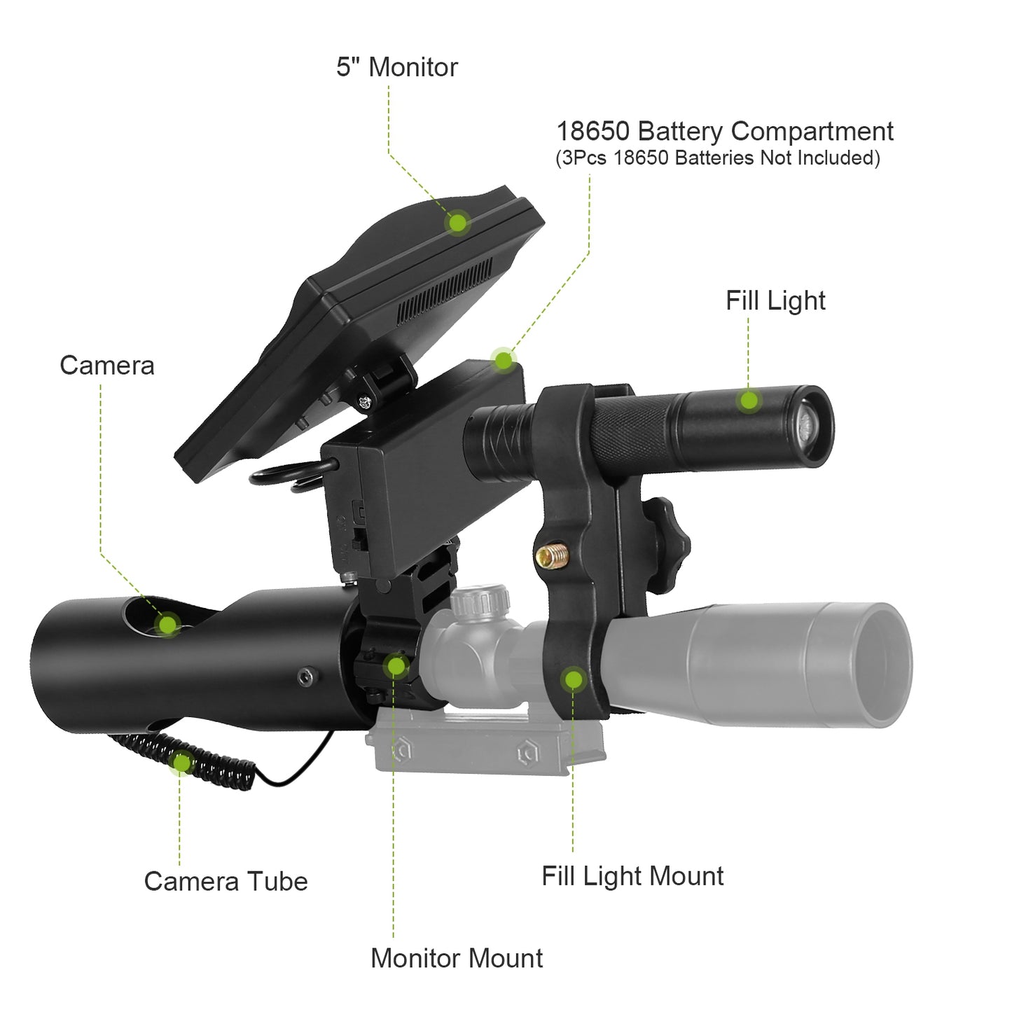 Night Vision Scope Digital Camera Night Vision Scope Digital Camera Infrared Rifle Scope 850nm Hunting Scope System