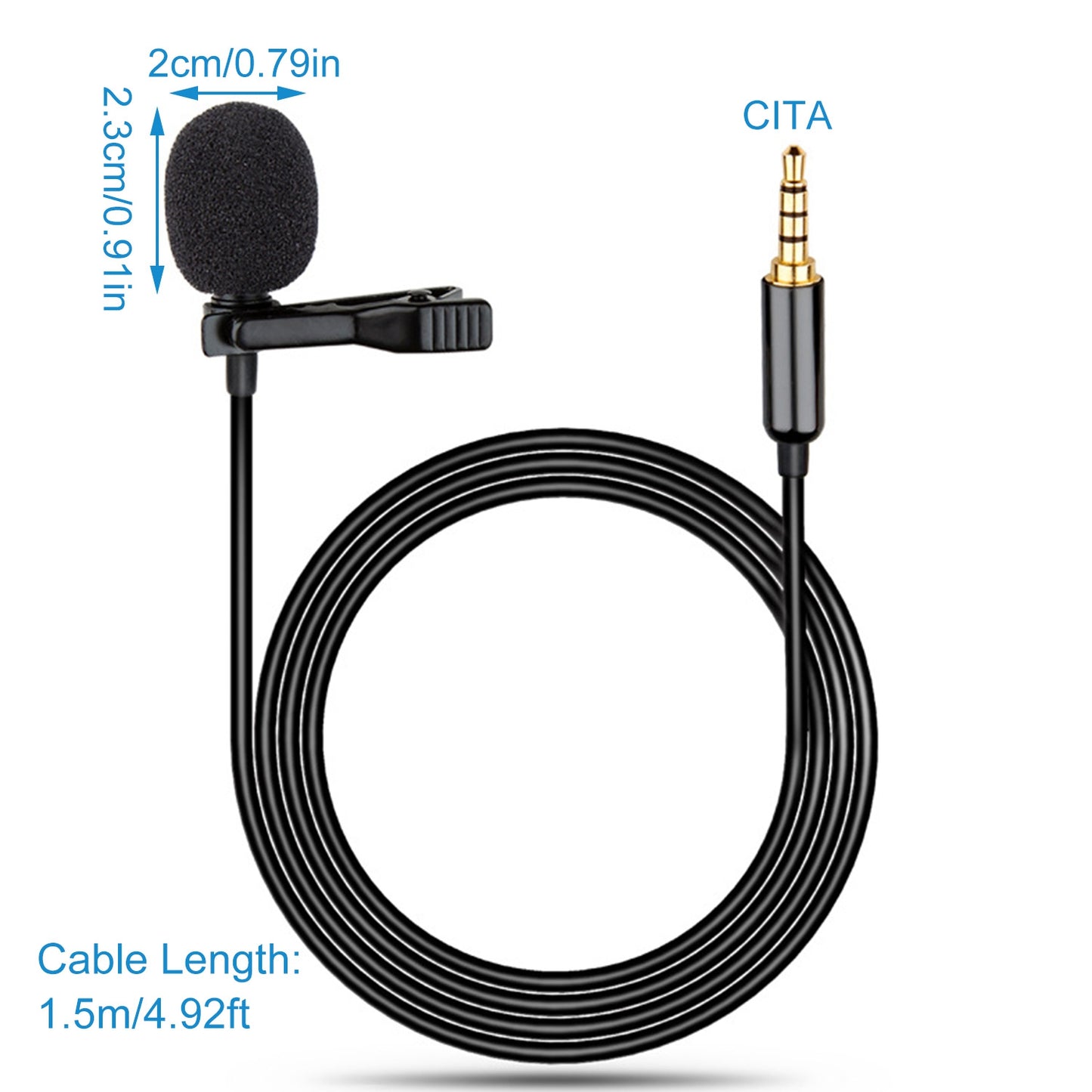 Clip On Microphone Hands Free