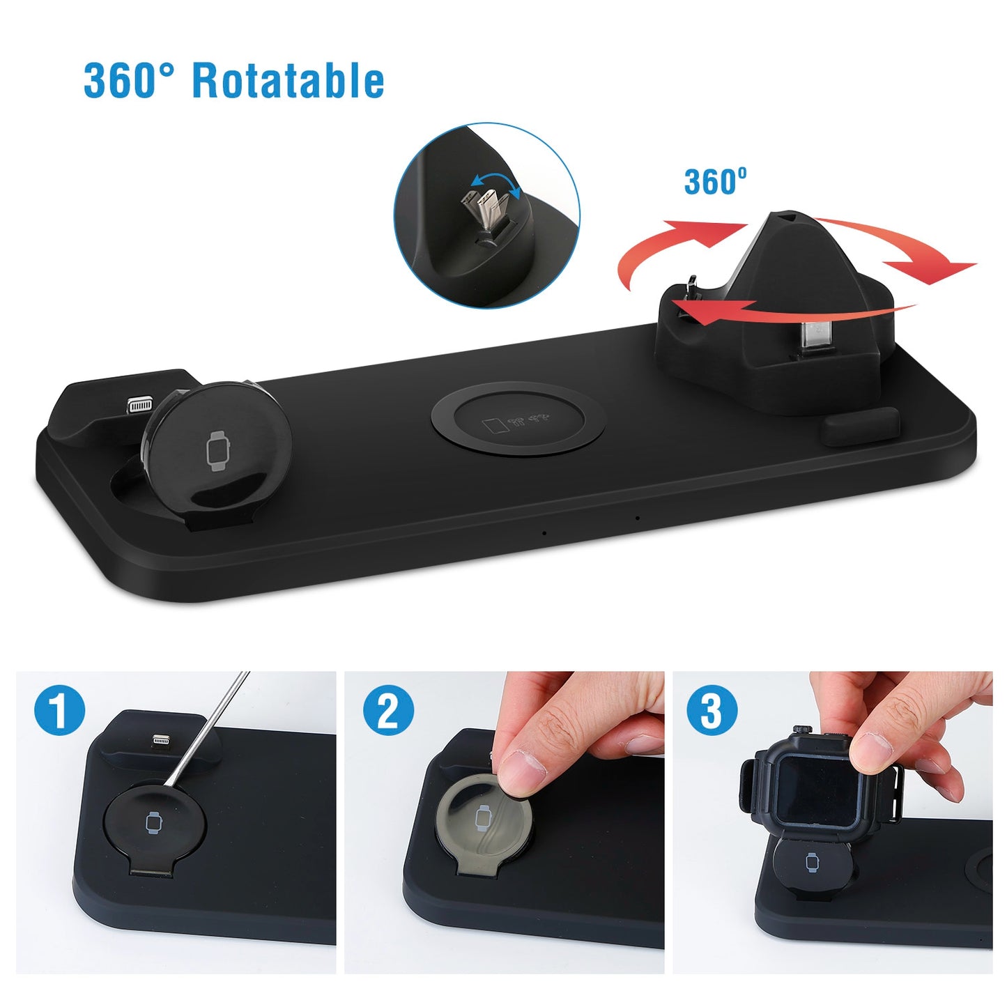 10W Qi Wireless Charging Station