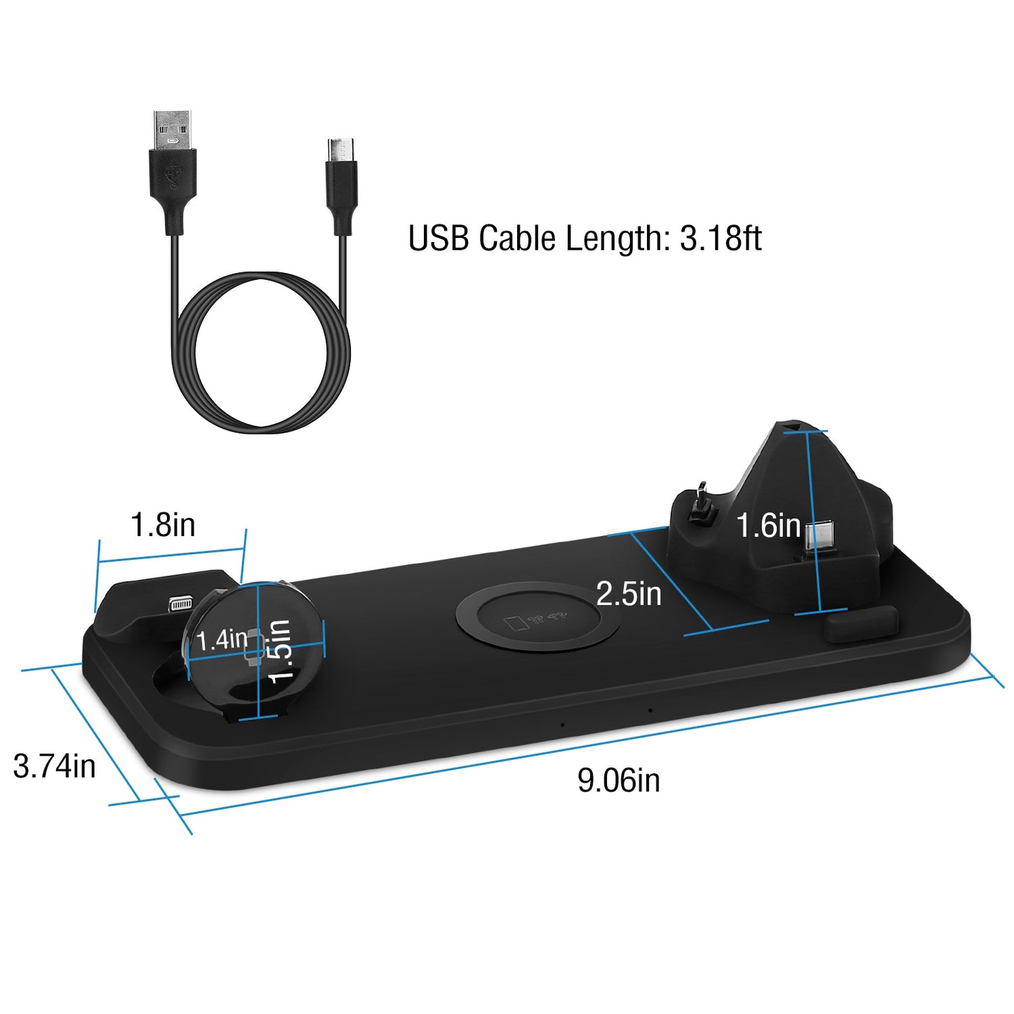 10W Qi Wireless Charging Station