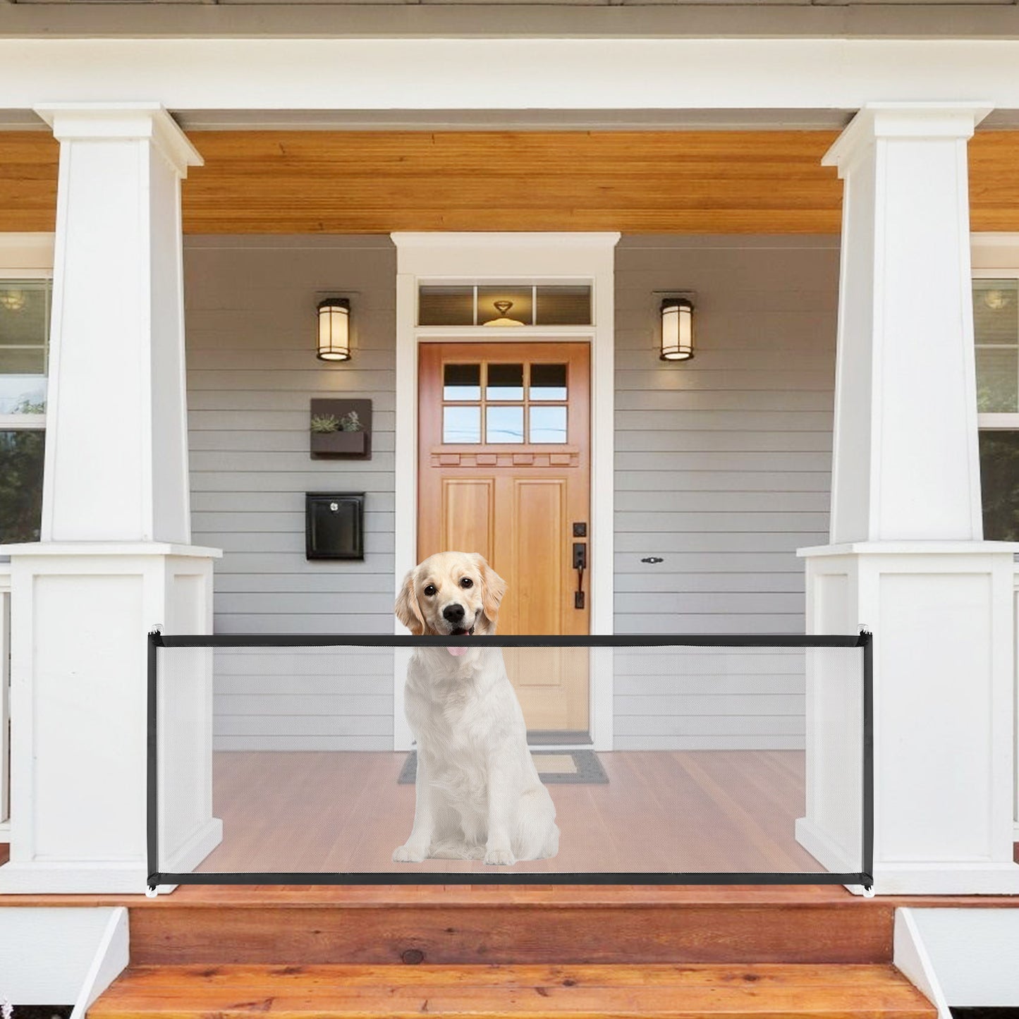 Dog Gate MeshPet Baby Safety Guard
