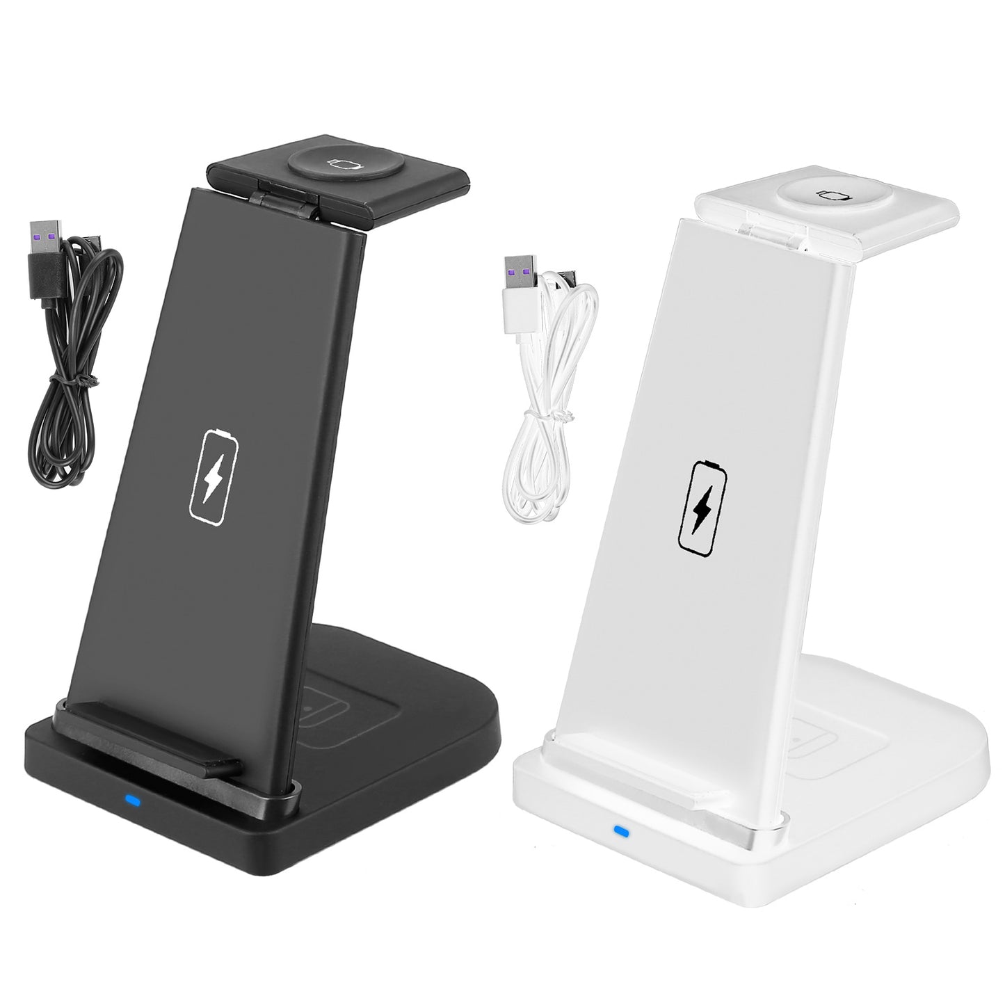 Wireless Qi Enabled Charger Dock 15W Fast Charging Station For iPhone Apple iWatch Series 6/5/4/3/2/1 AirPods 2 AirPods Pro