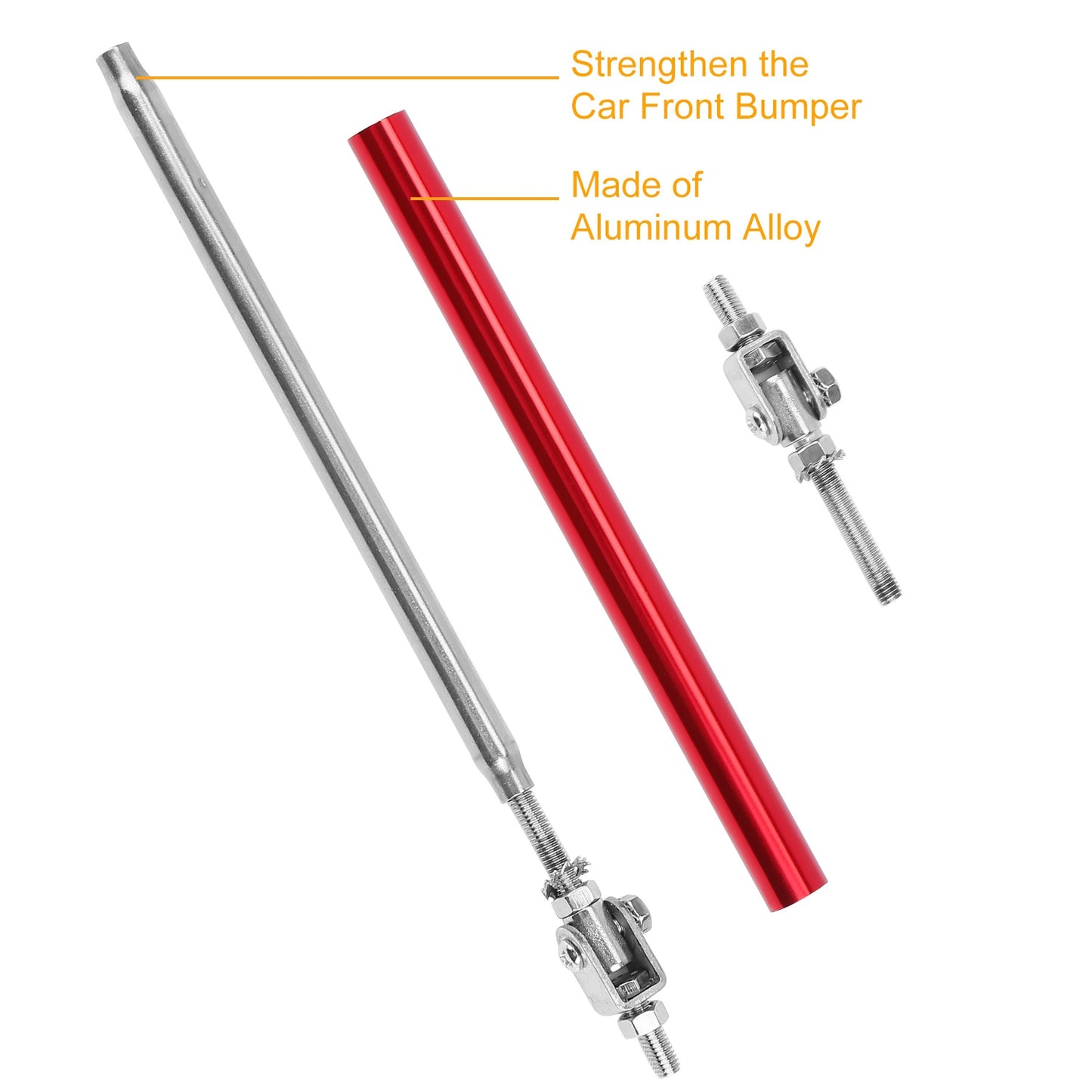2Pcs Splitter Rod Front Bumper Lip Rod