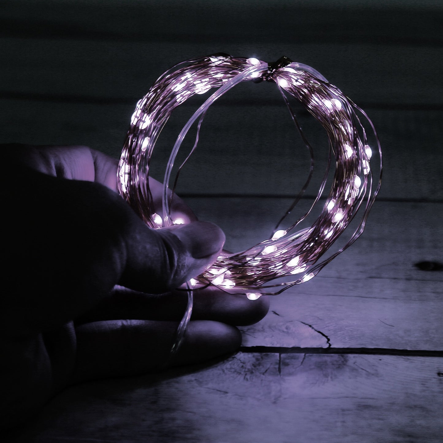 2Pcs LED String Lights 100LED Beads 32.8FT Copper Fairy Lights Remote Control