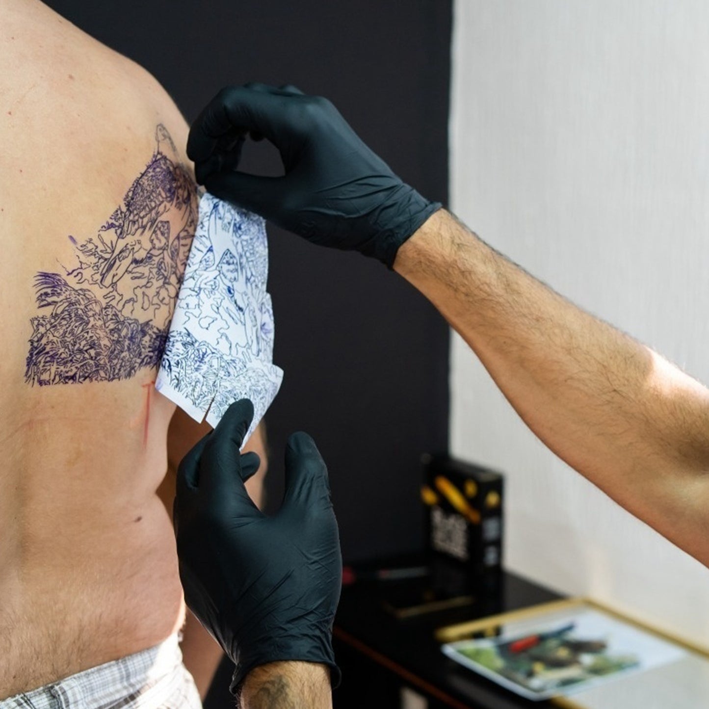 20Pcs Tattoo Transfer Paper 4 Layers Tattooing Skin Tattoo Kit A4 Size DIY Tattoo Transfer Paper Kit