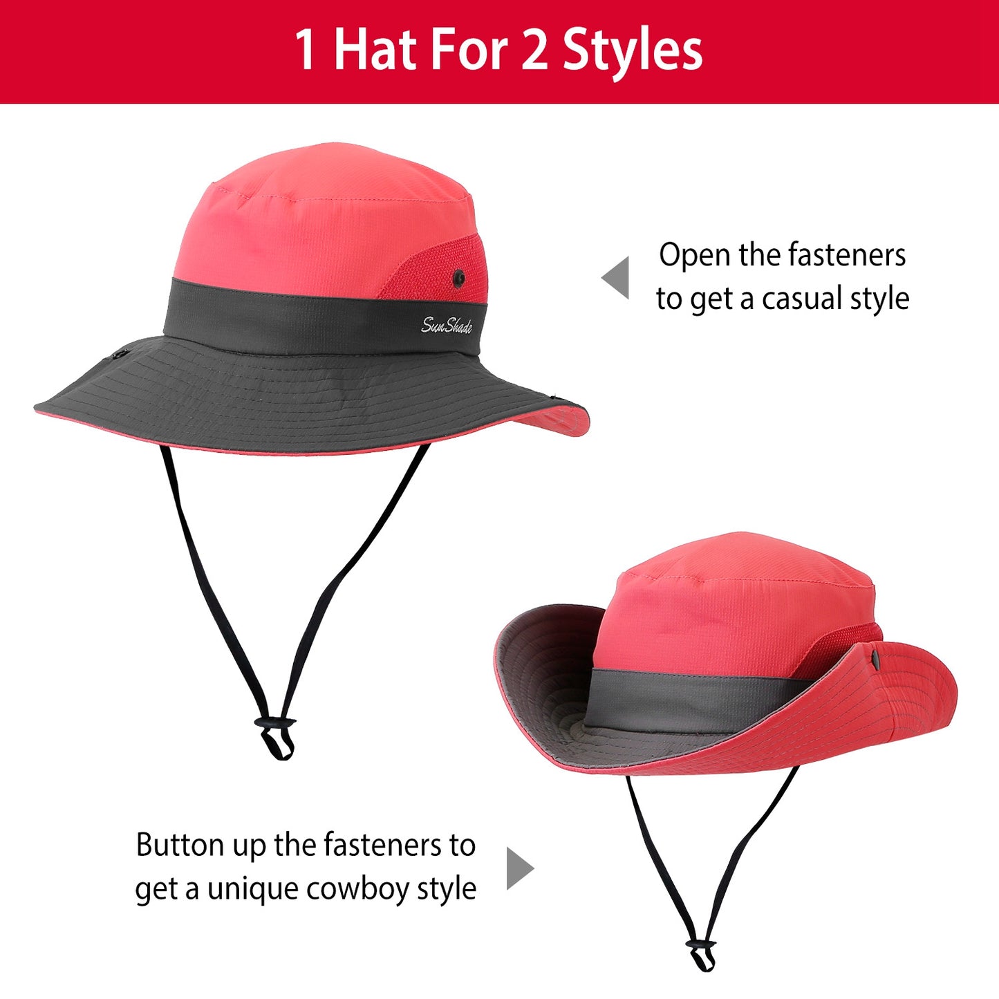 Women Summer Sun Bucket Hats Foldable UV Protection Cotton Cap Wide Brim Floppy Cap Yellow
