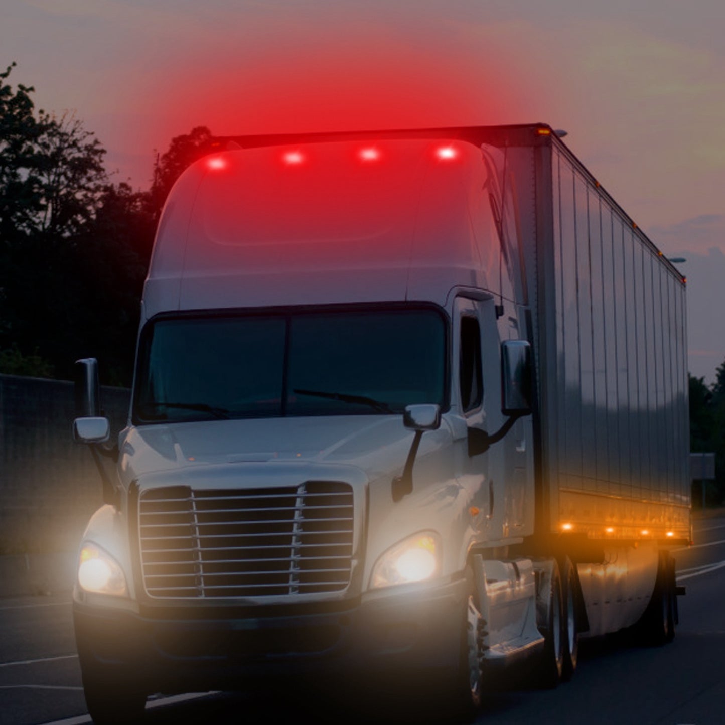10Pcs LED Car Truck Marker Light 5Pcs Amber 5Pcs Red Trailer RV Marker Lights 2.5" Oval Clearance Marker Lights 9-32V